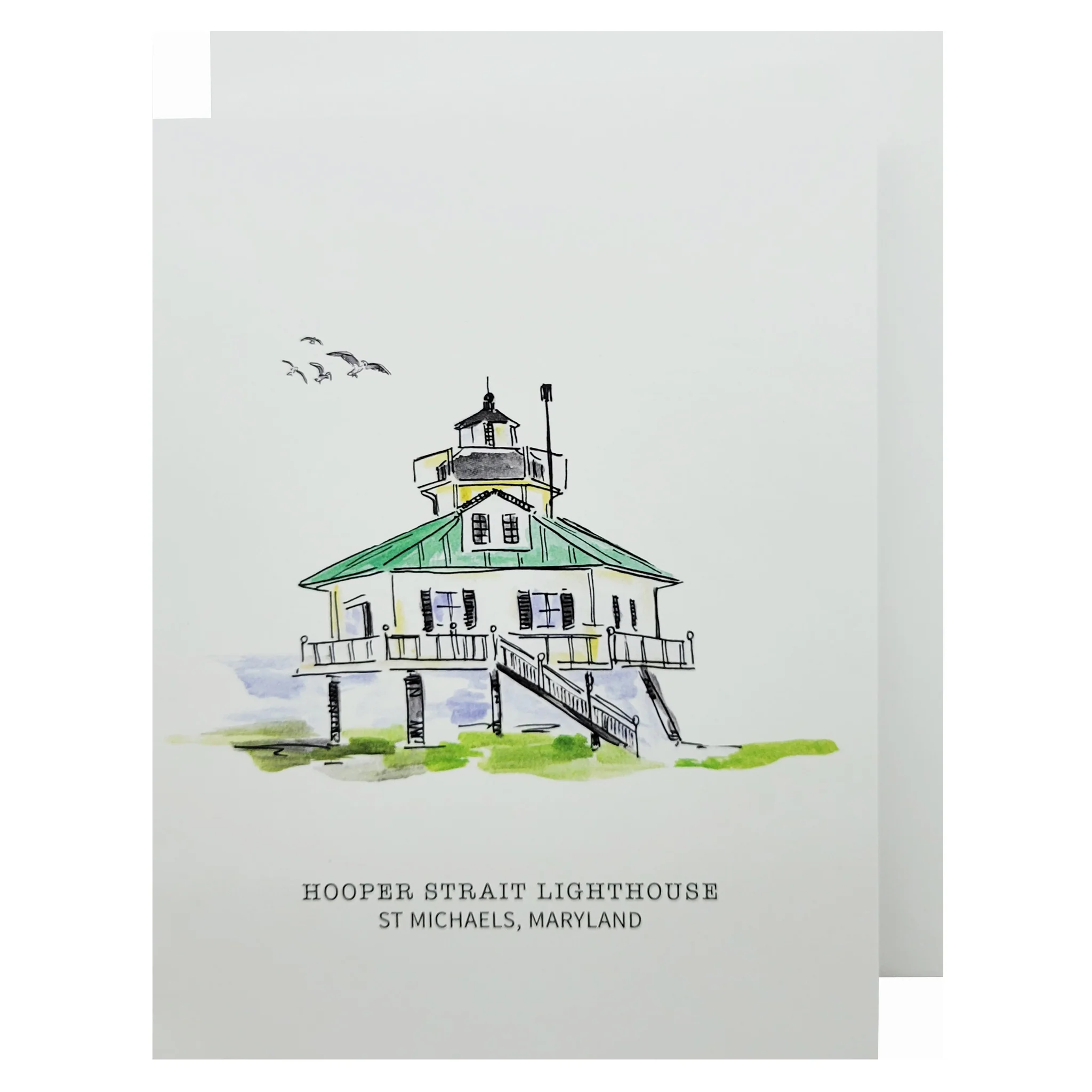 Hooper Strait Lighthouse Note Card
