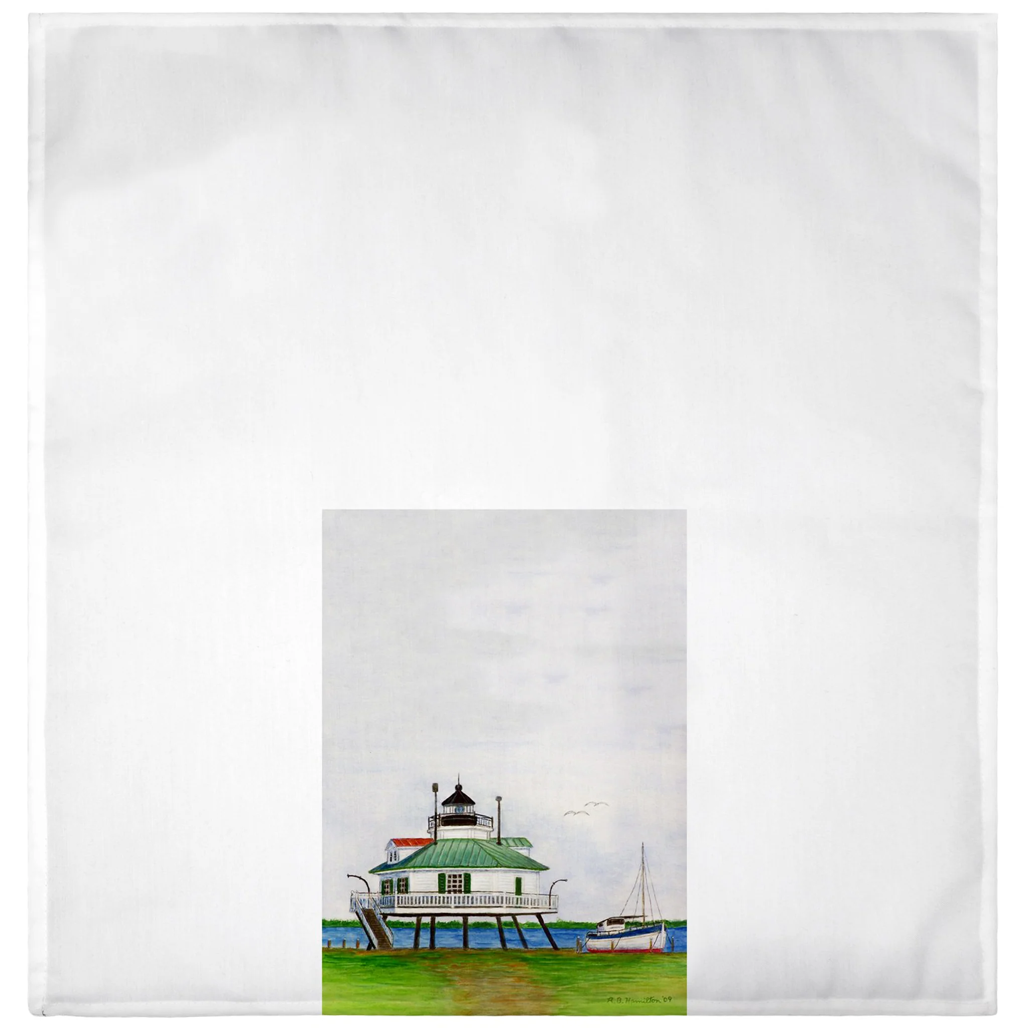 Hooper Strait Lighthouse Guest Towel - Image 2