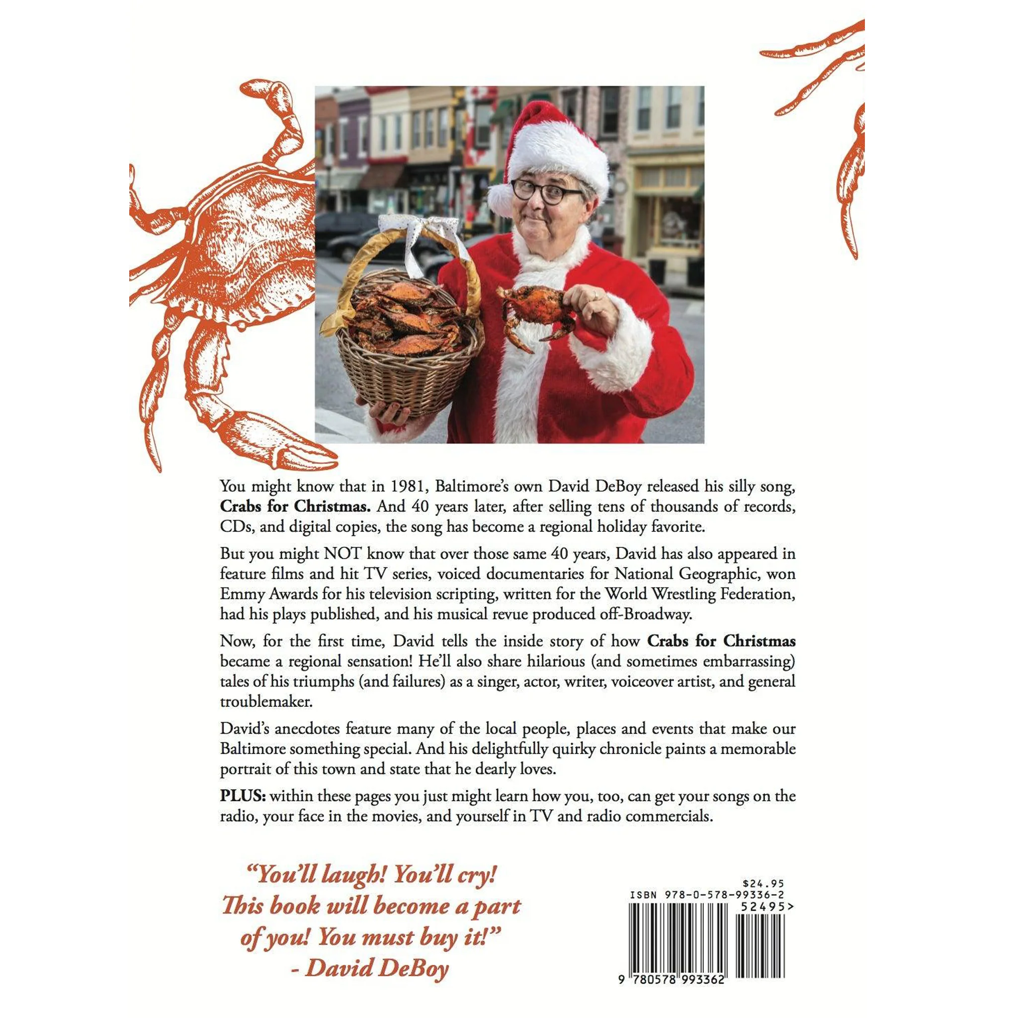 I Gave Baltimore Crabs (For Christmas) Book by David DeBoy - Image 2