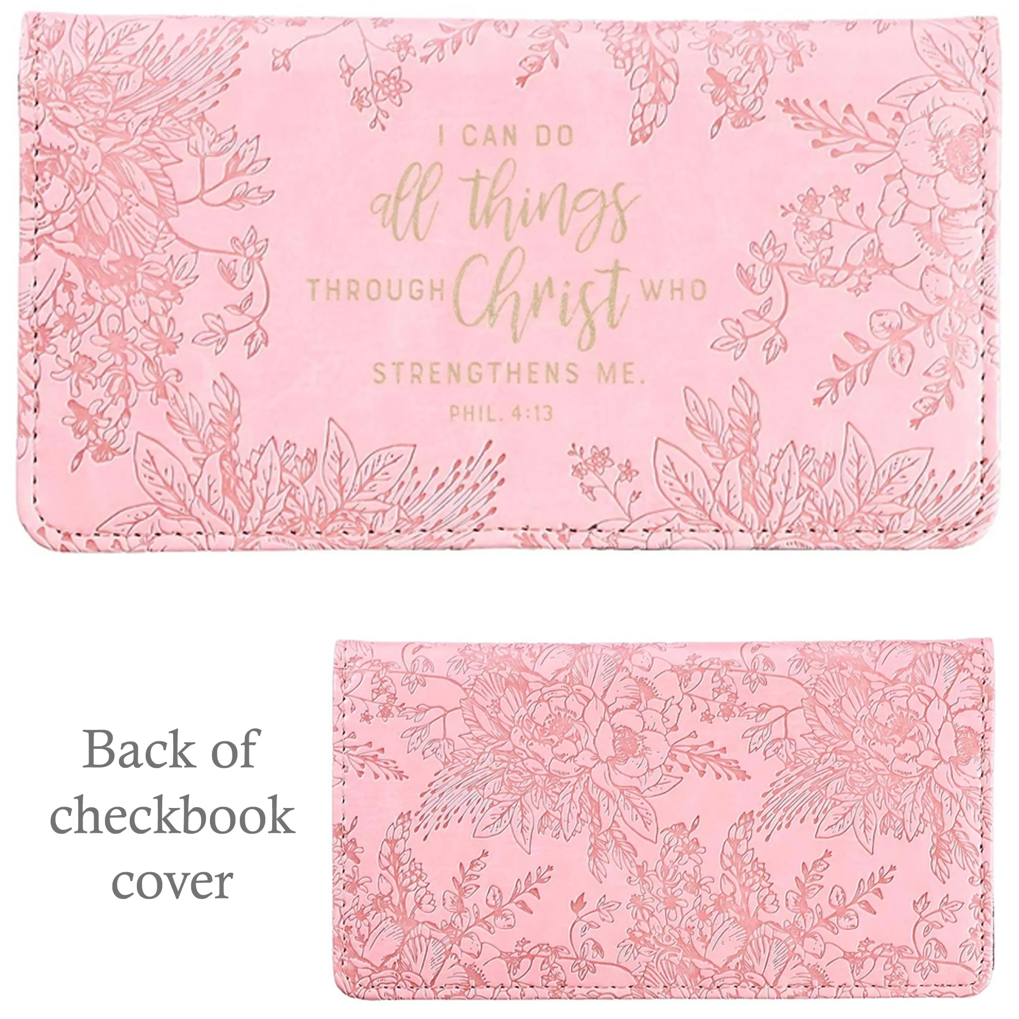 Inspirational Christian Checkbook Covers Assorted Designs - Image 10