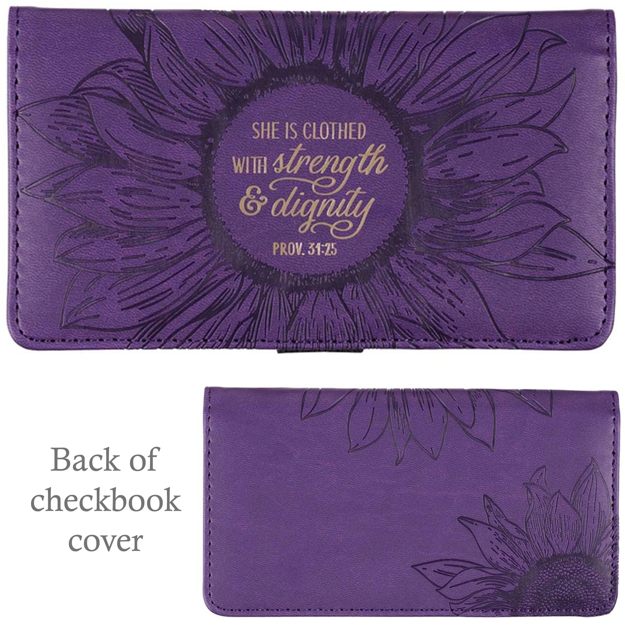 Inspirational Christian Checkbook Covers Assorted Designs - Image 14