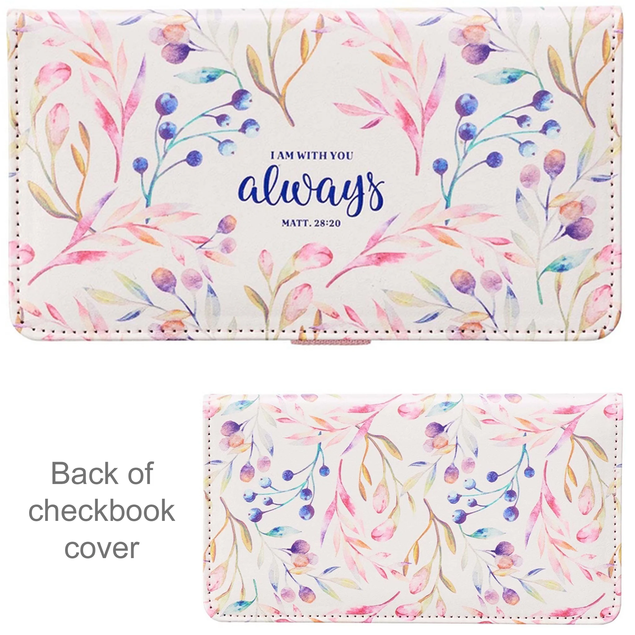 Inspirational Christian Checkbook Covers Assorted Designs - Image 15