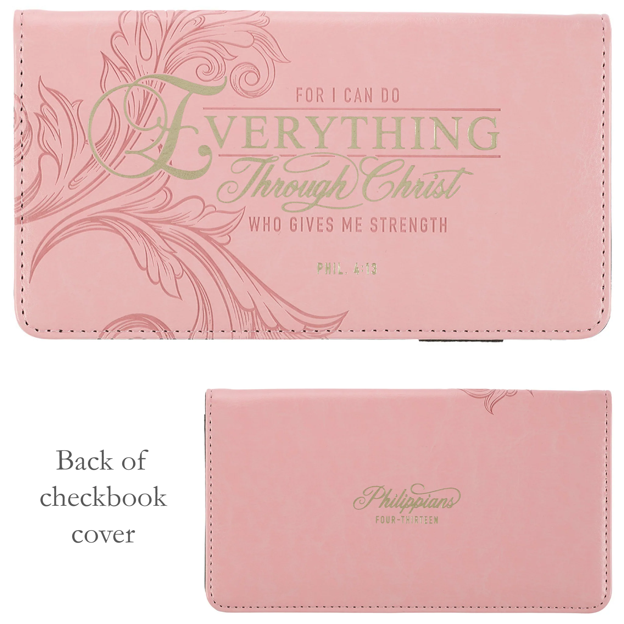 Inspirational Christian Checkbook Covers Assorted Designs - Image 18