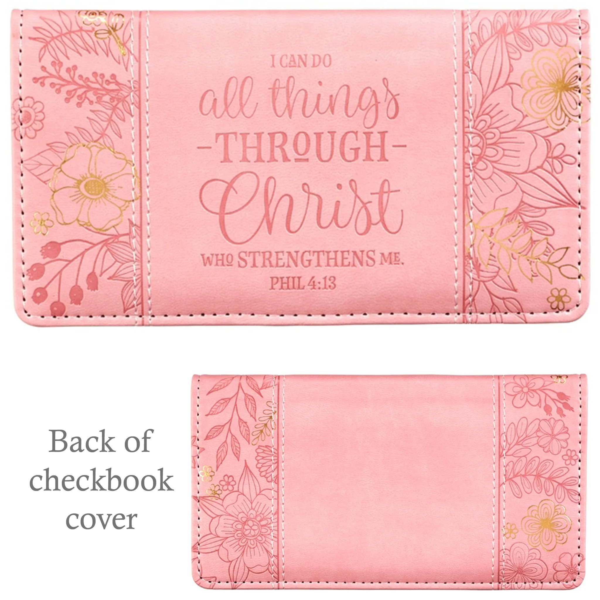 Inspirational Christian Checkbook Covers Assorted Designs - Image 4