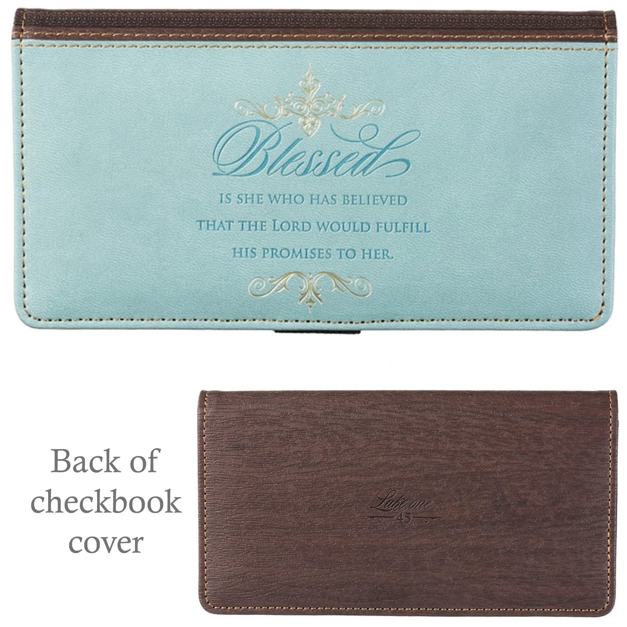 Inspirational Christian Checkbook Covers Assorted Designs - Image 8