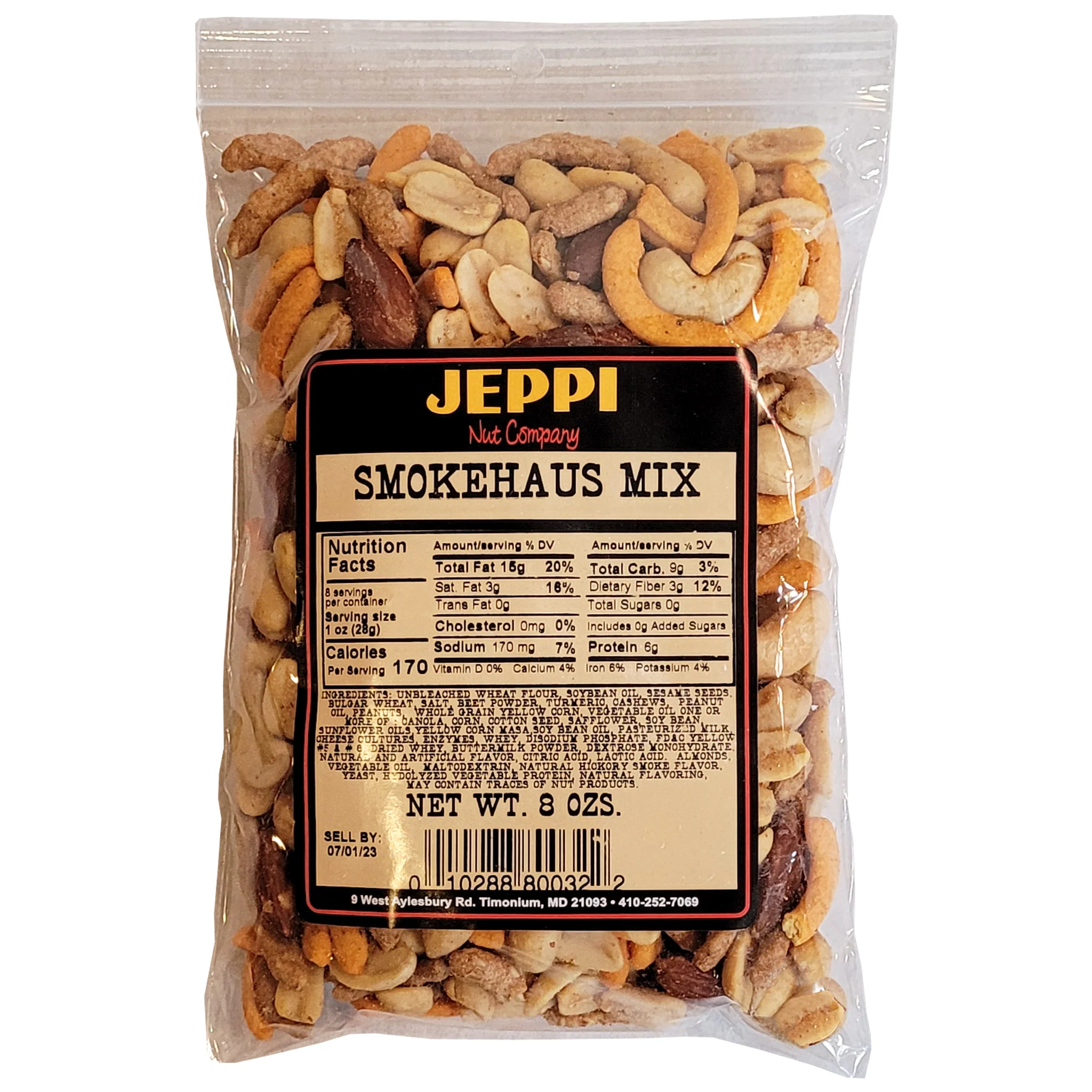 Jeppi Smokehouse Nuts Mix - 8oz.
