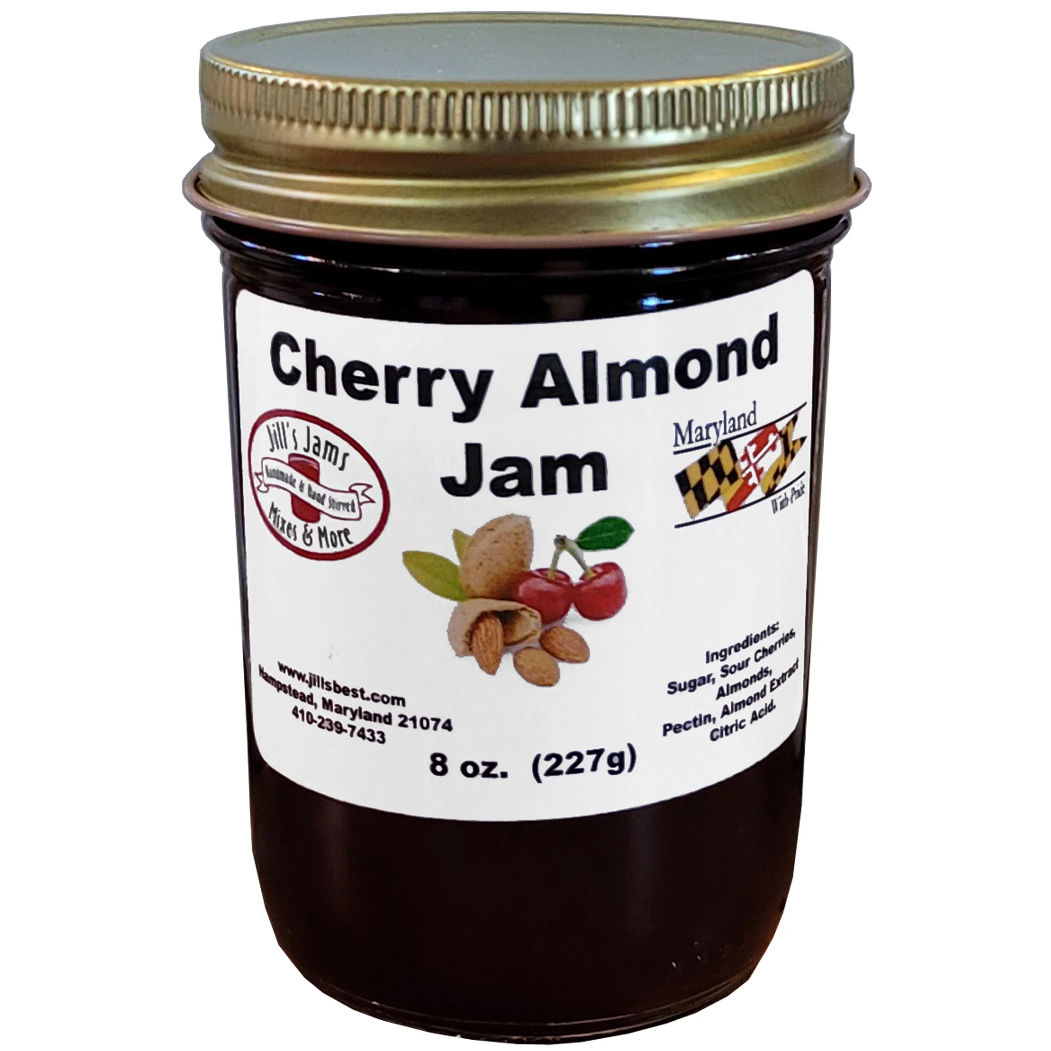 Jill's Cherry Almond Jam