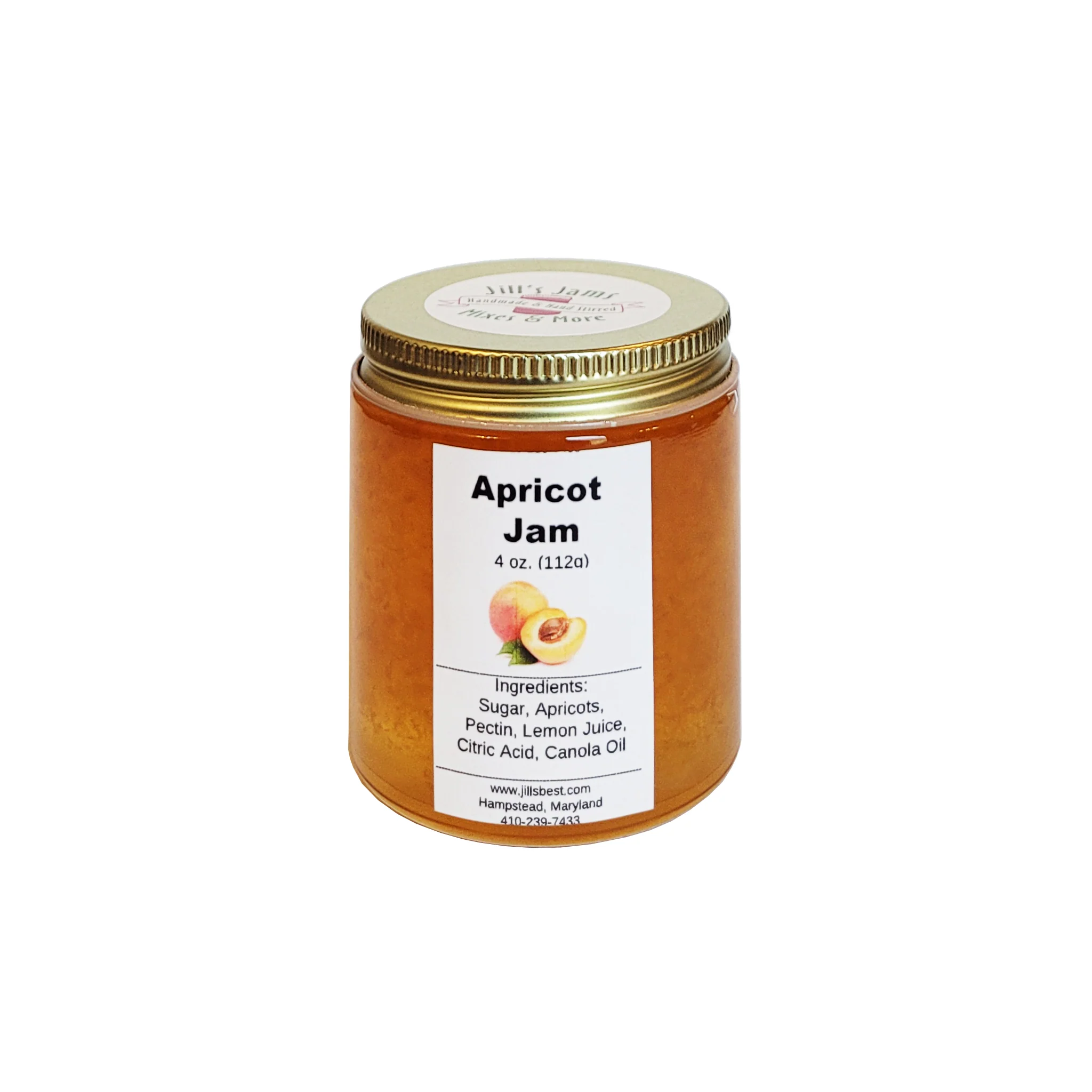 Jill's Mini 4oz Jam/Jelly Assorted Flavors - Image 3