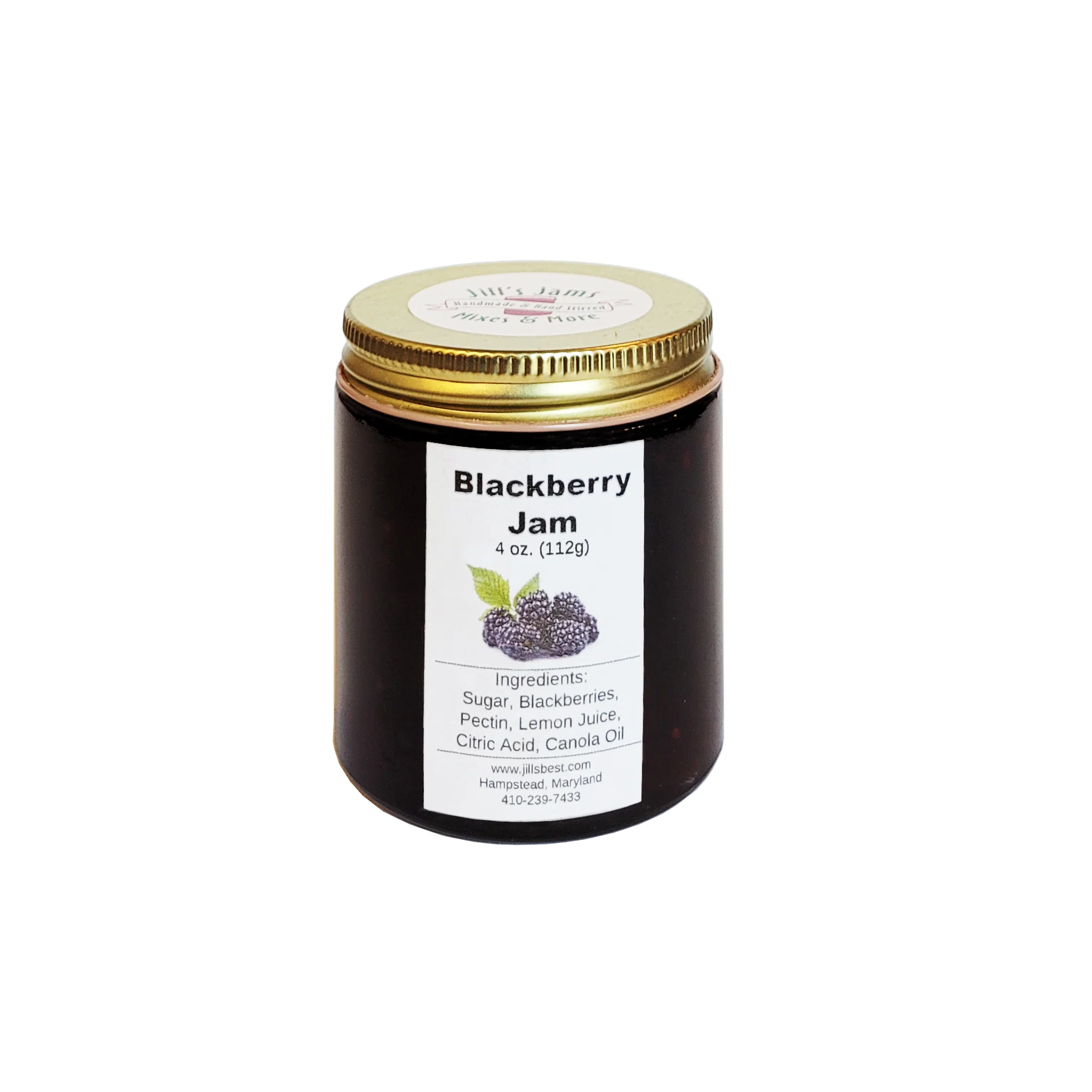 Jill's Mini 4oz Jam/Jelly Assorted Flavors - Image 4