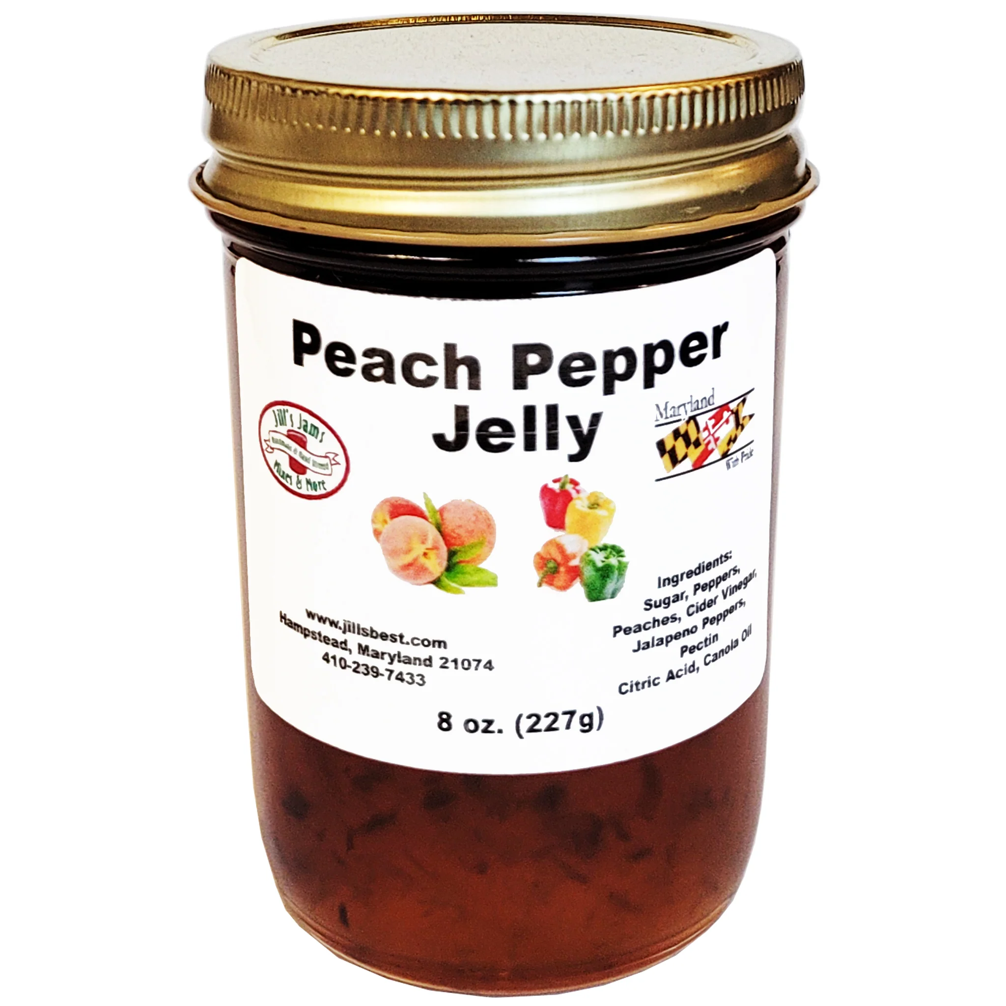 Jill's Peach Pepper Jelly