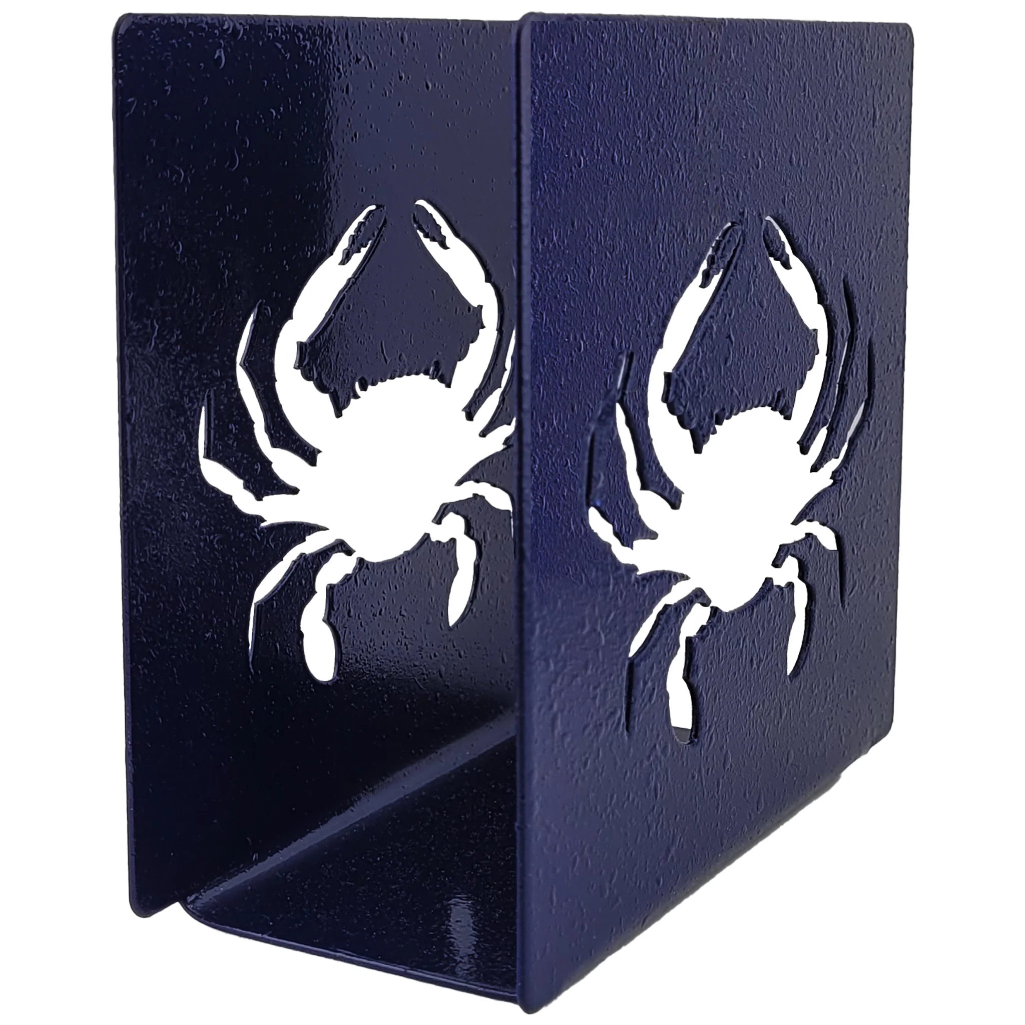 Laser Cutout Crab Steel Napkin Holder - Blue or Red - Image 3