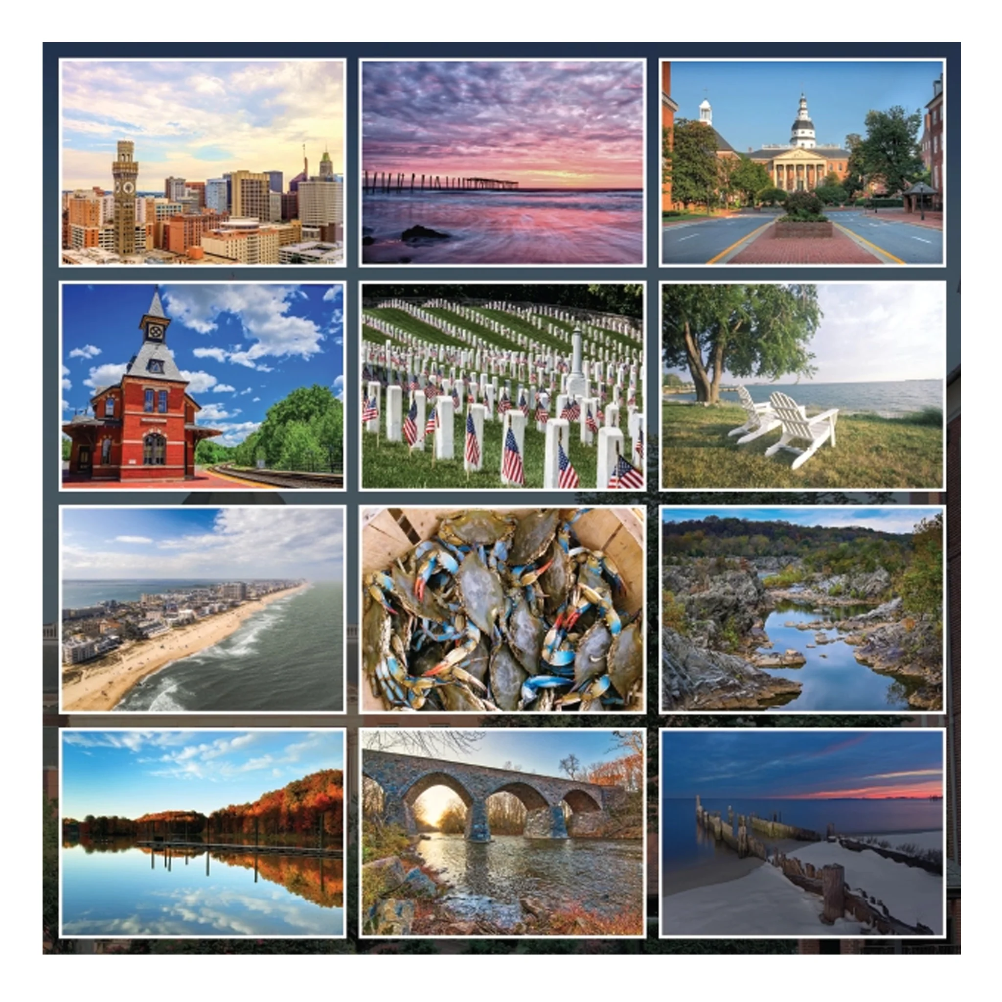 Maryland 2026 Wall Calendar 12" x 18" *SALE* - Image 3