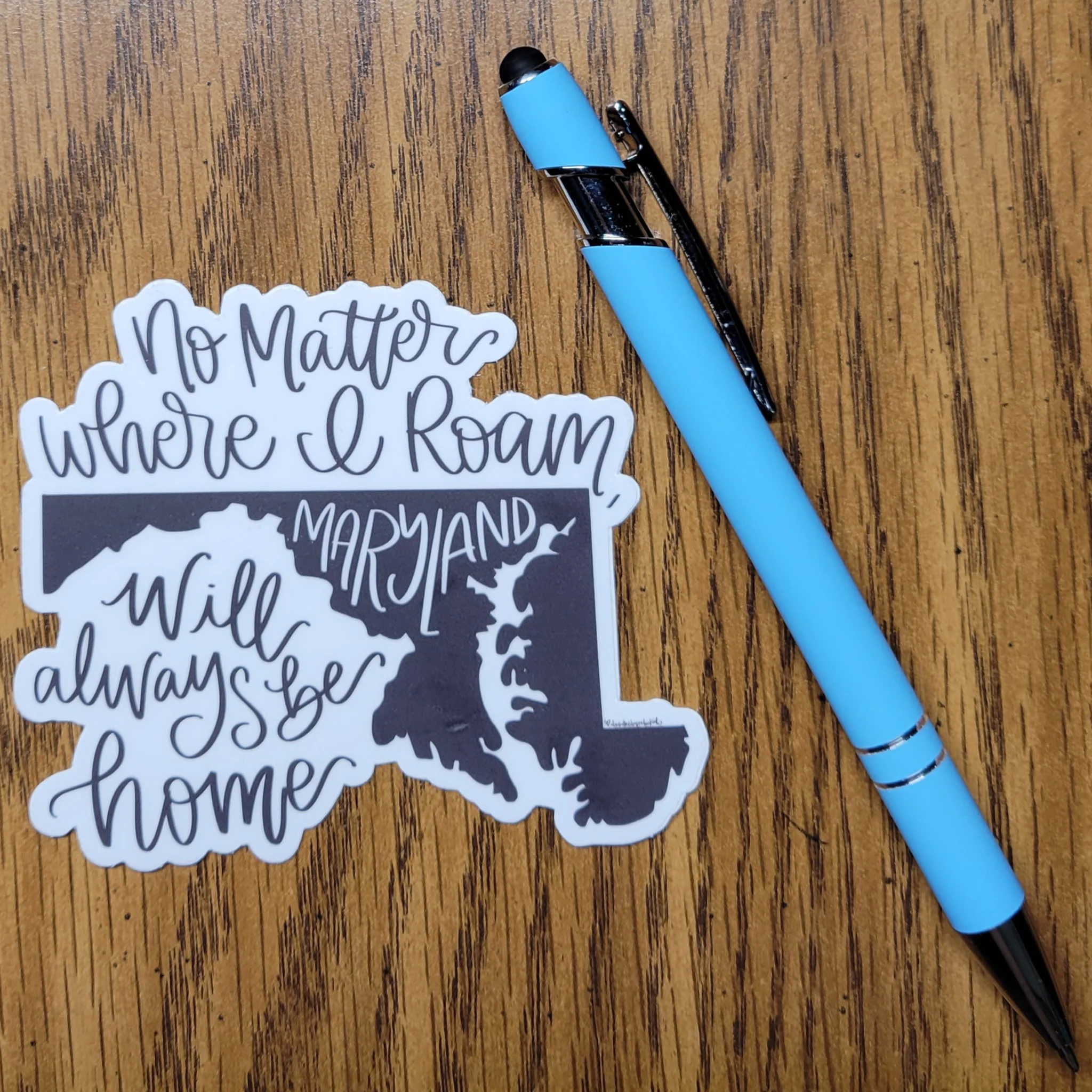 Maryland Always Home Die-Cut Sticker - Image 2