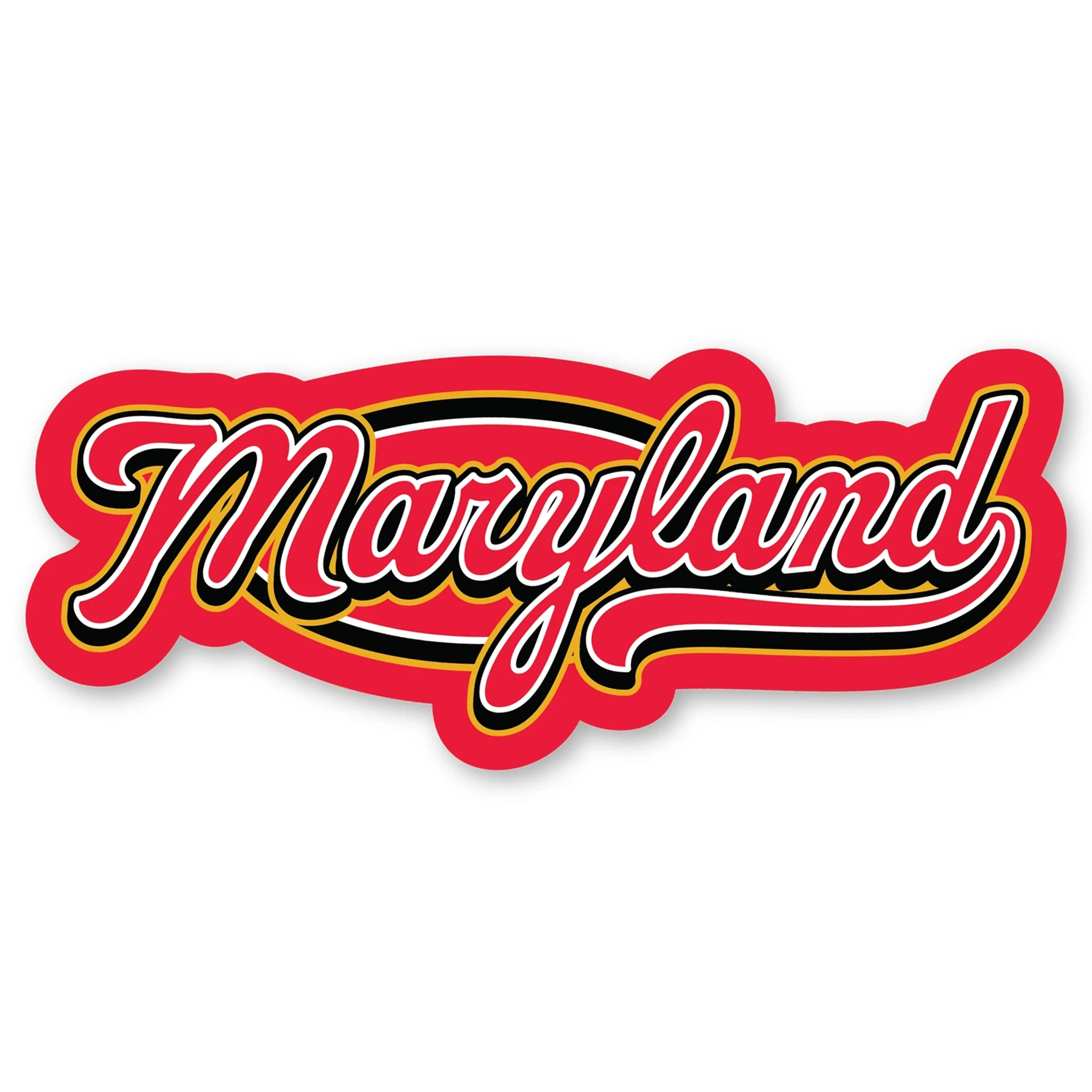 Maryland Ballpark Script Acrylic Magnet - Image 3