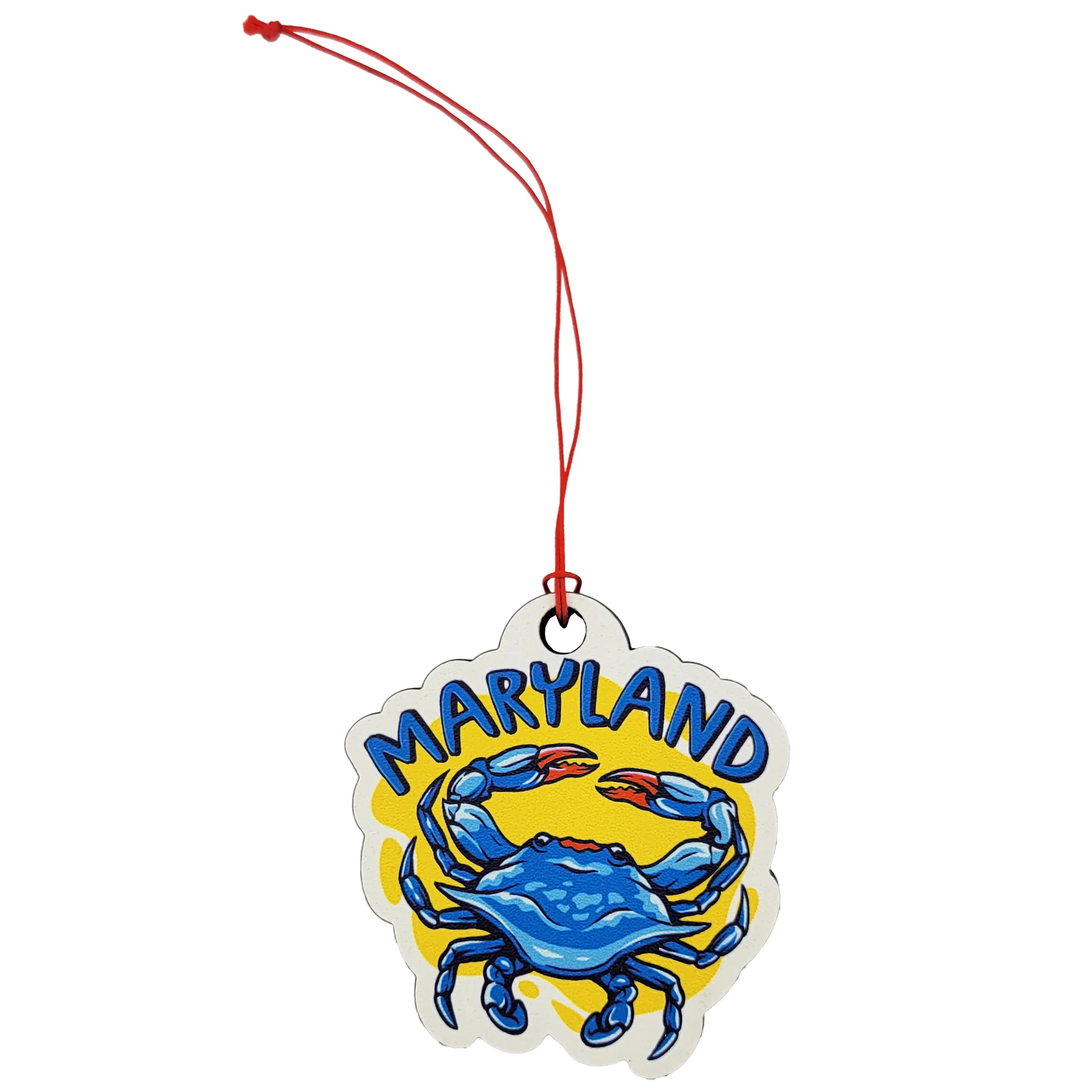 Maryland Blue Crab Wood Ornament - Image 2