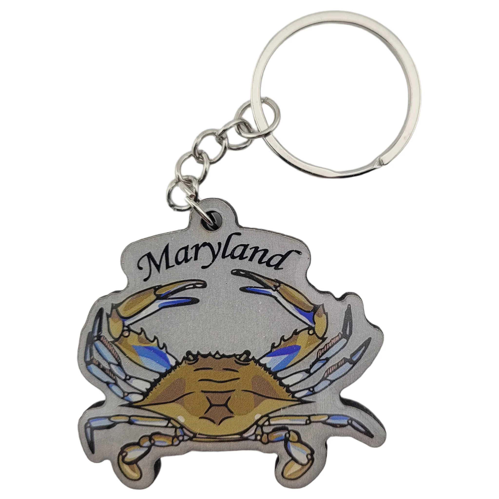 Maryland Crab Decowood Key Ring - Image 3