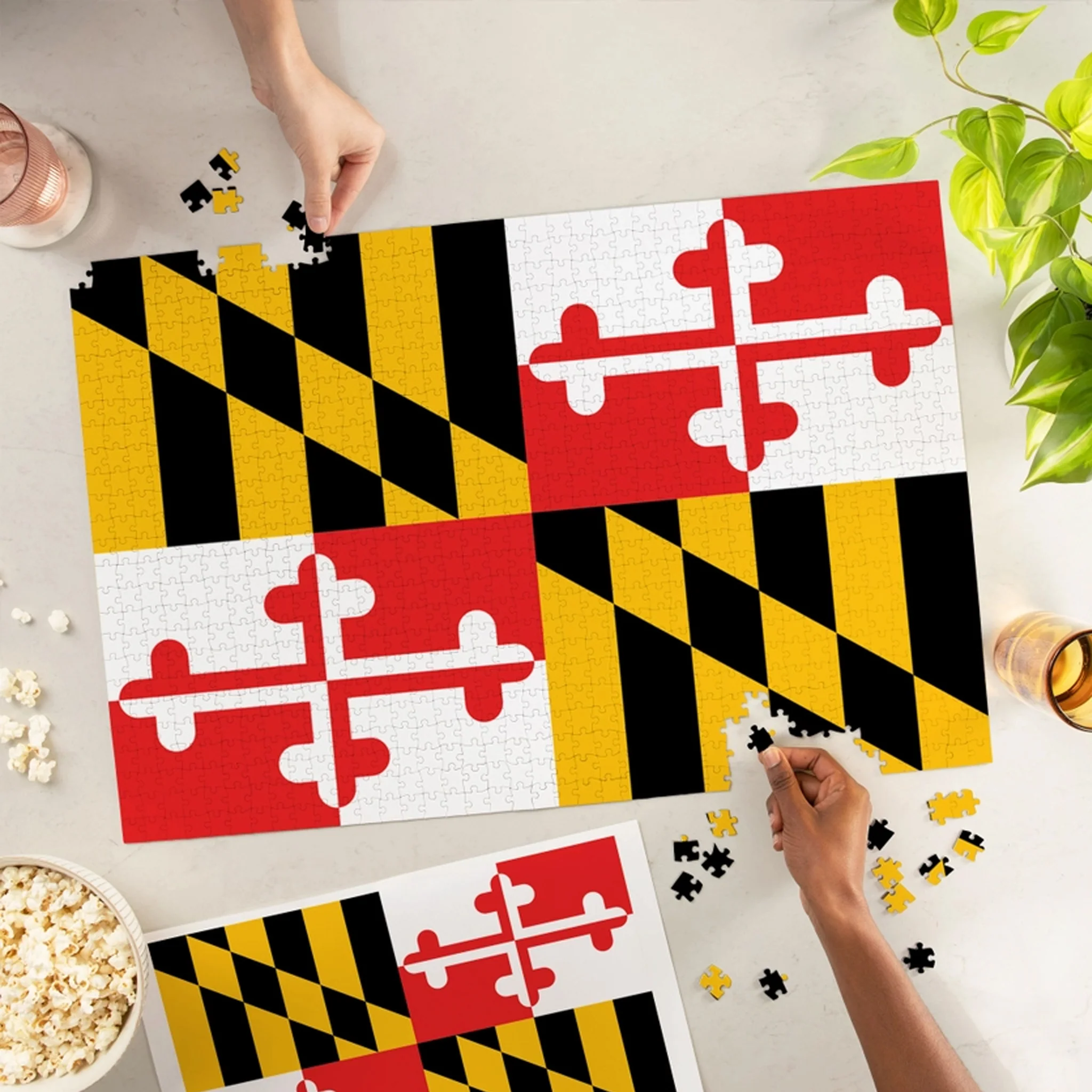 Maryland Flag 1,000 Piece Puzzle - Image 2