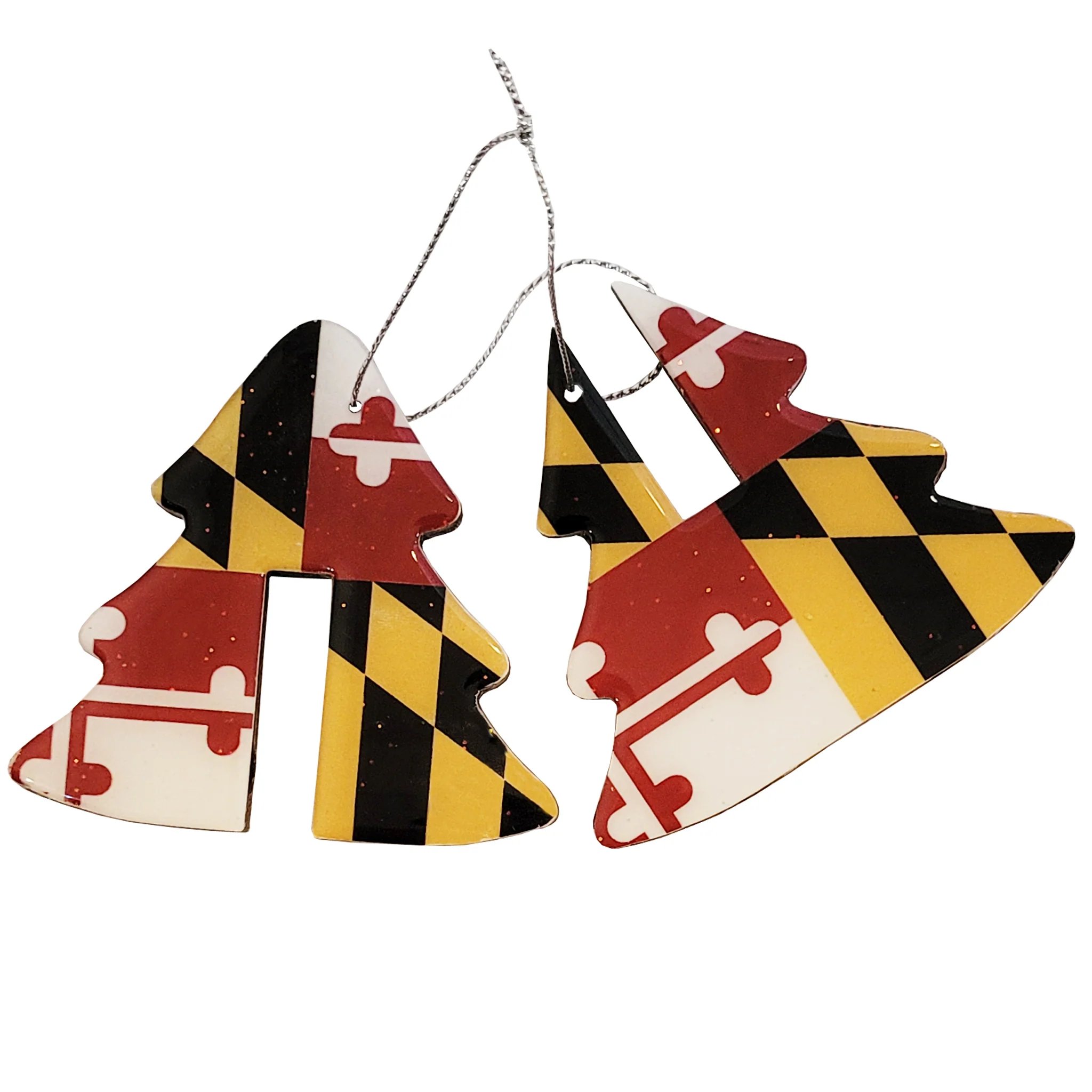 Maryland Flag 3D Tree Ornament - Image 2