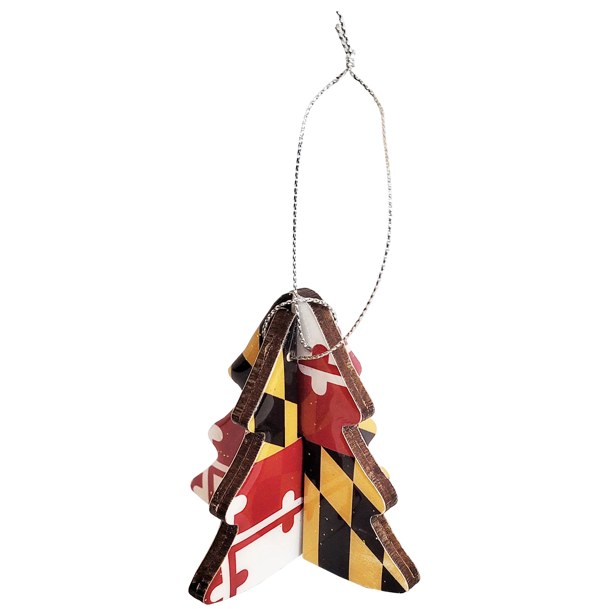 Maryland Flag 3D Tree Ornament - Image 3
