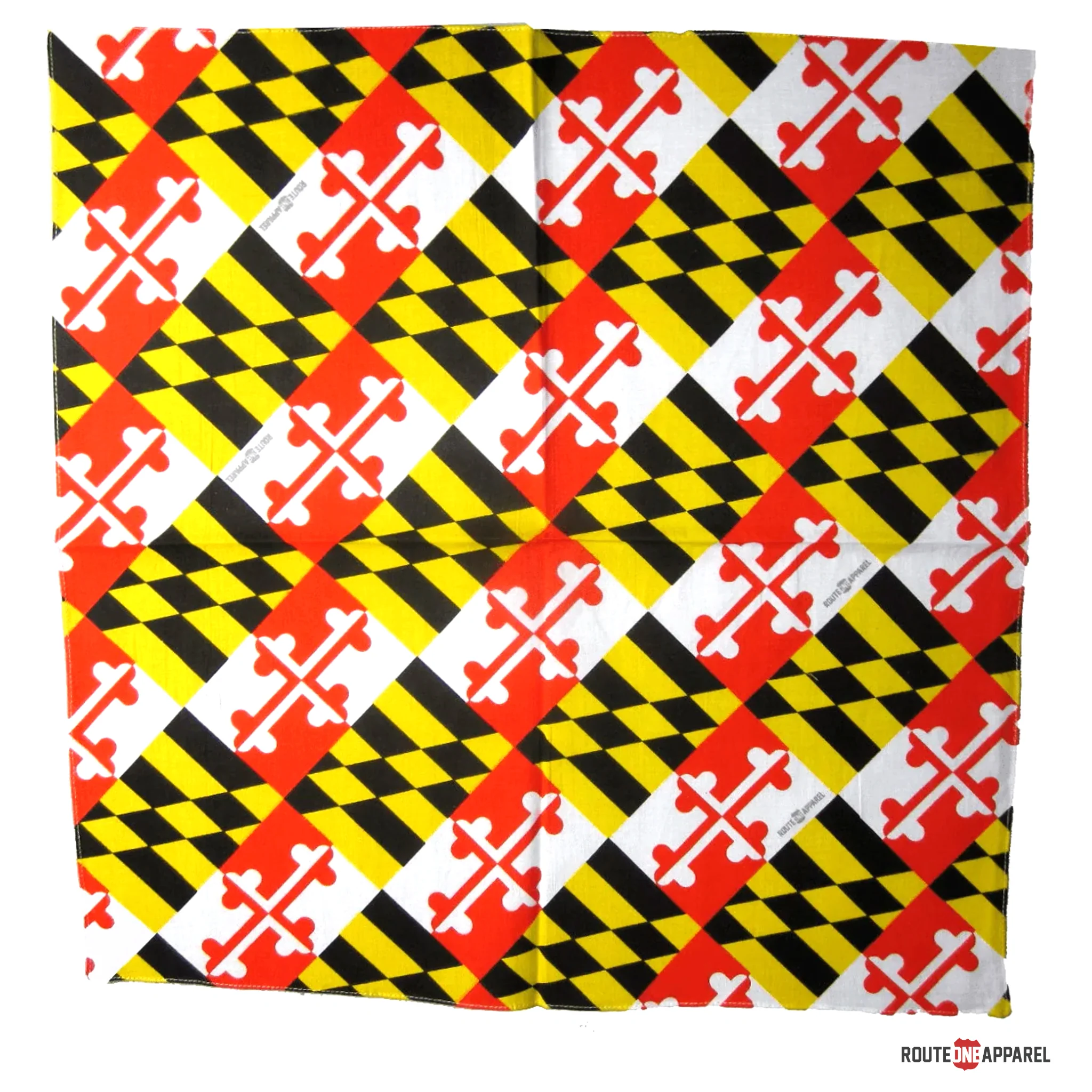 Maryland Flag Bandana Repeat Print - Image 2