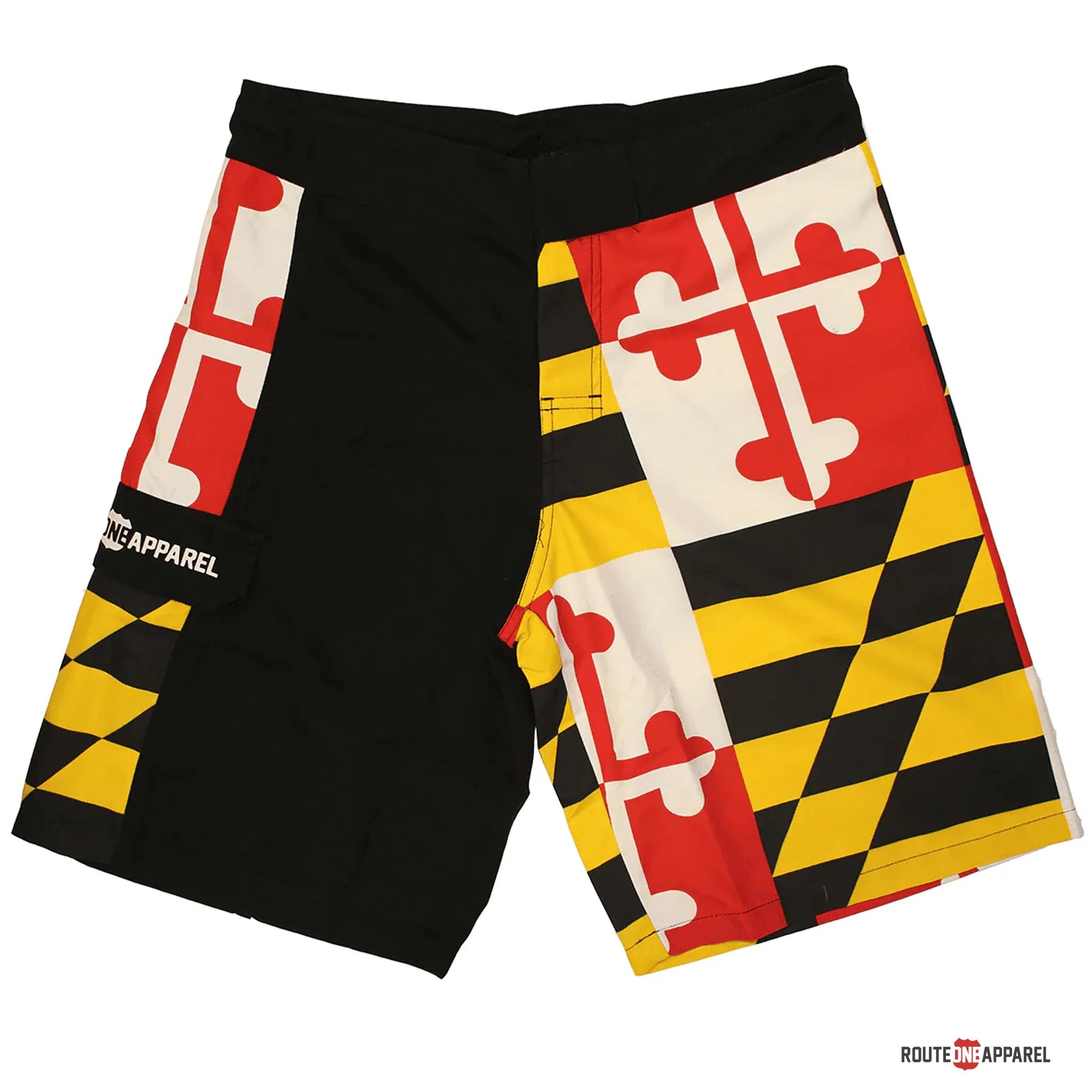 Maryland Flag Boardshorts Mens Black