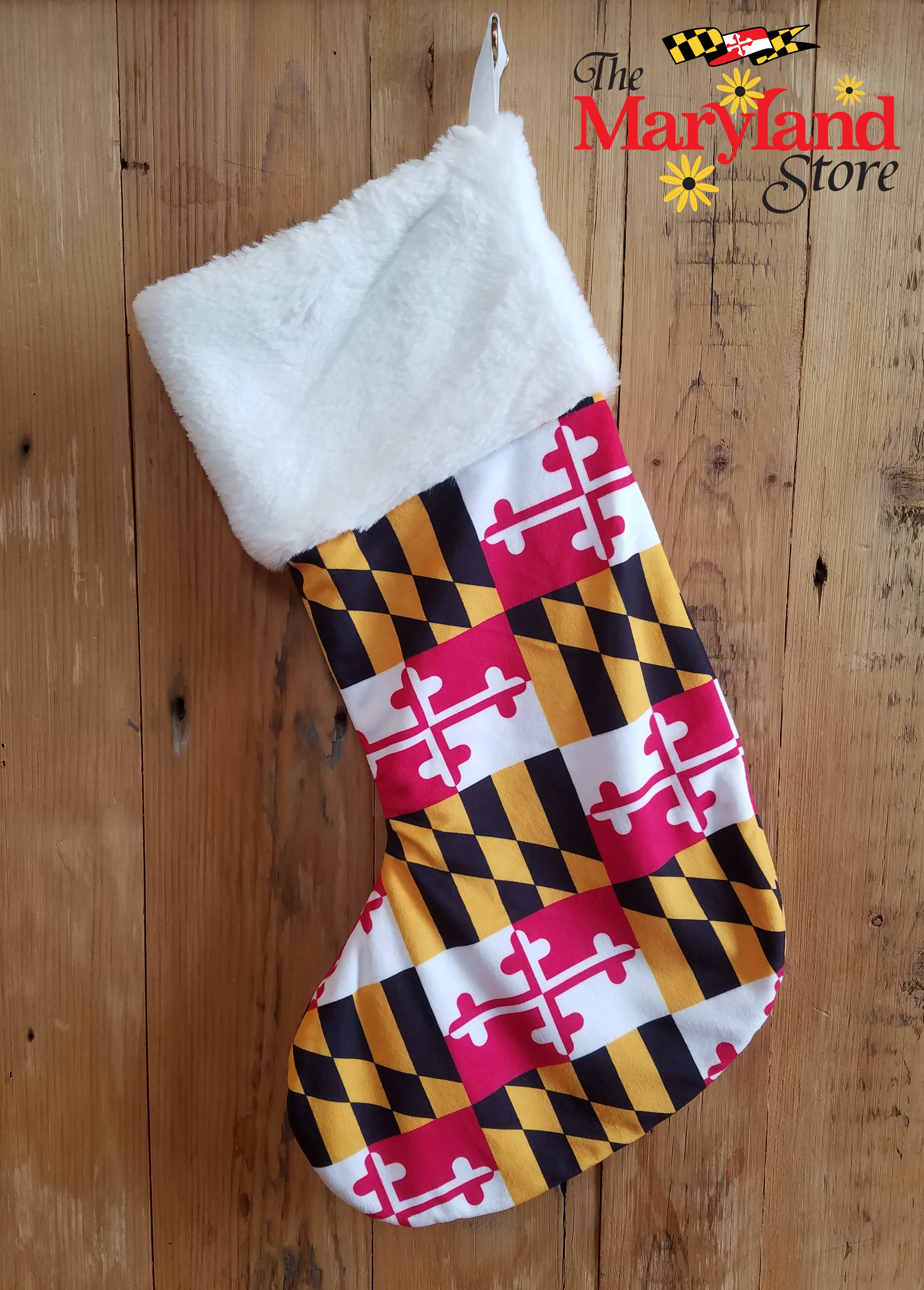 Maryland Flag Christmas Stocking - Image 2