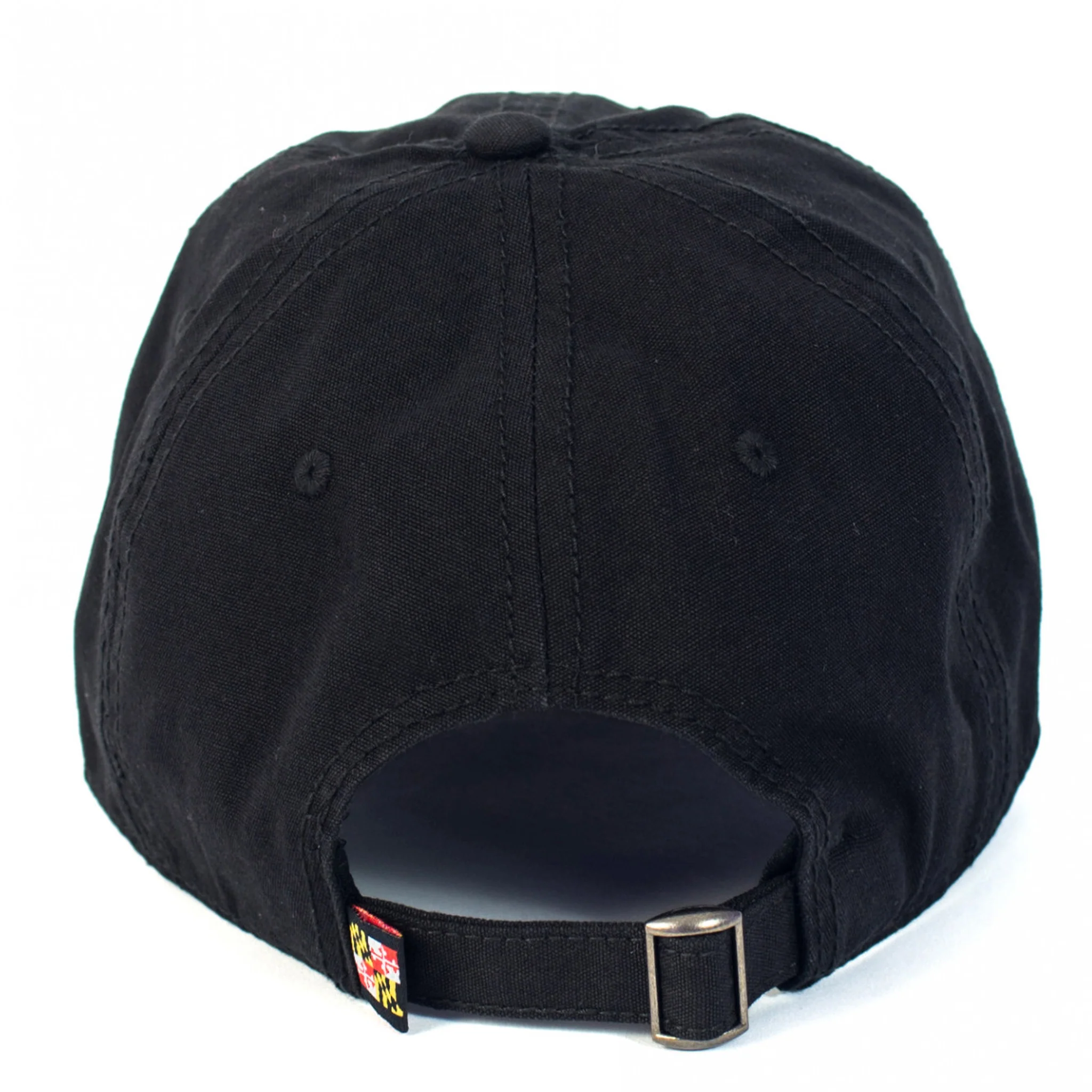 Maryland Flag Crab Black Low Profile Baseball Hat - Image 4