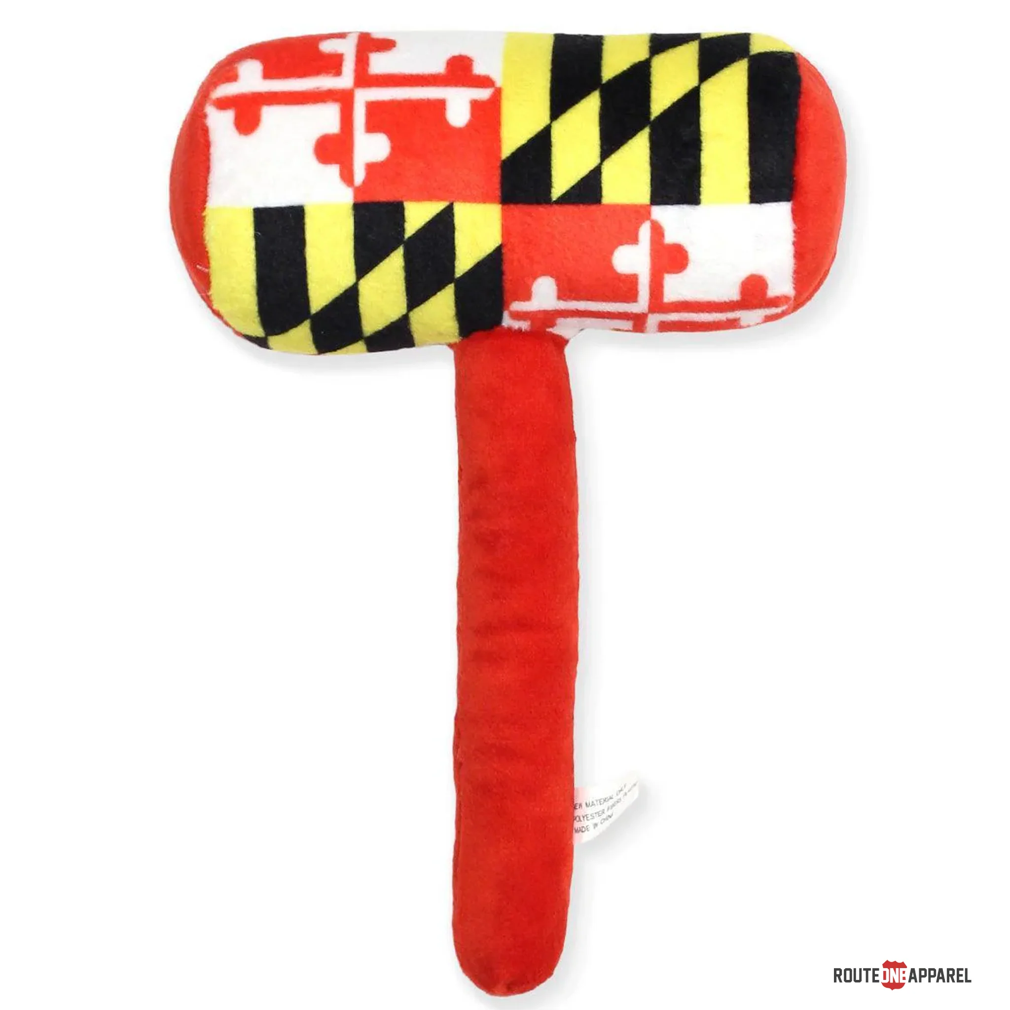 Maryland Flag Crab Mallet Plush Dog Toy