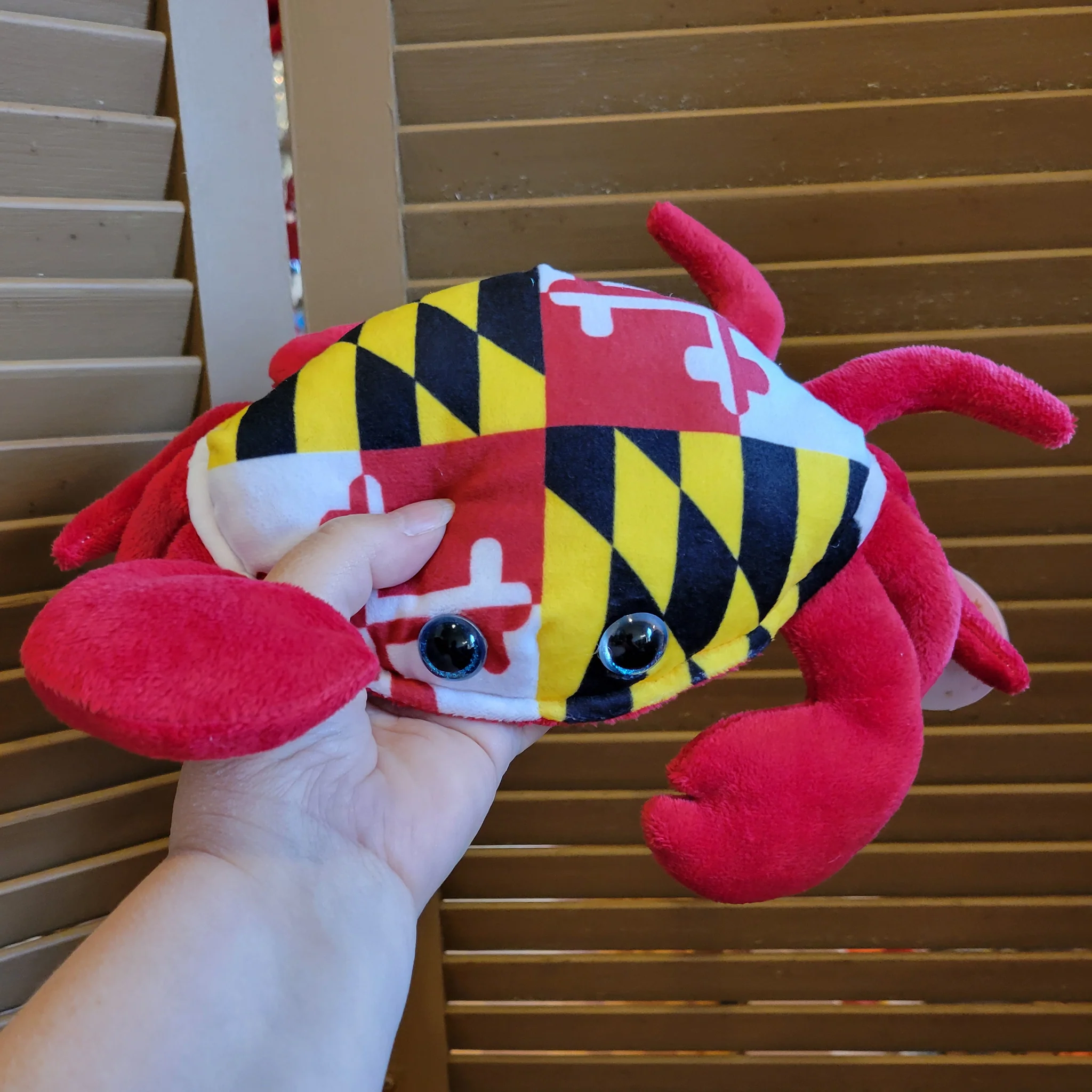 Maryland Flag Crab Plush Toy 8" - Image 3