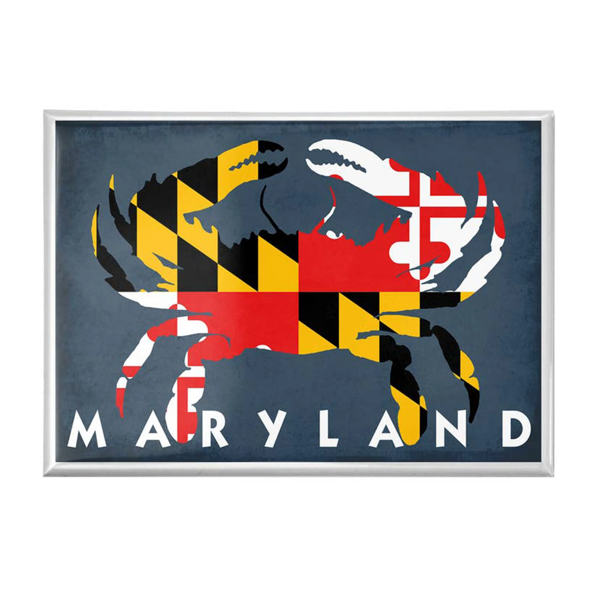 Maryland Flag Crab Rectangular Magnet