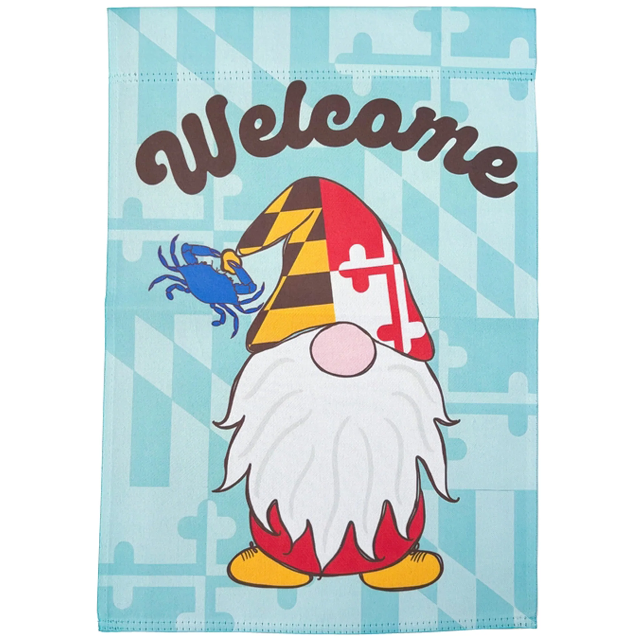 Maryland Flag Gnome Garden Flag