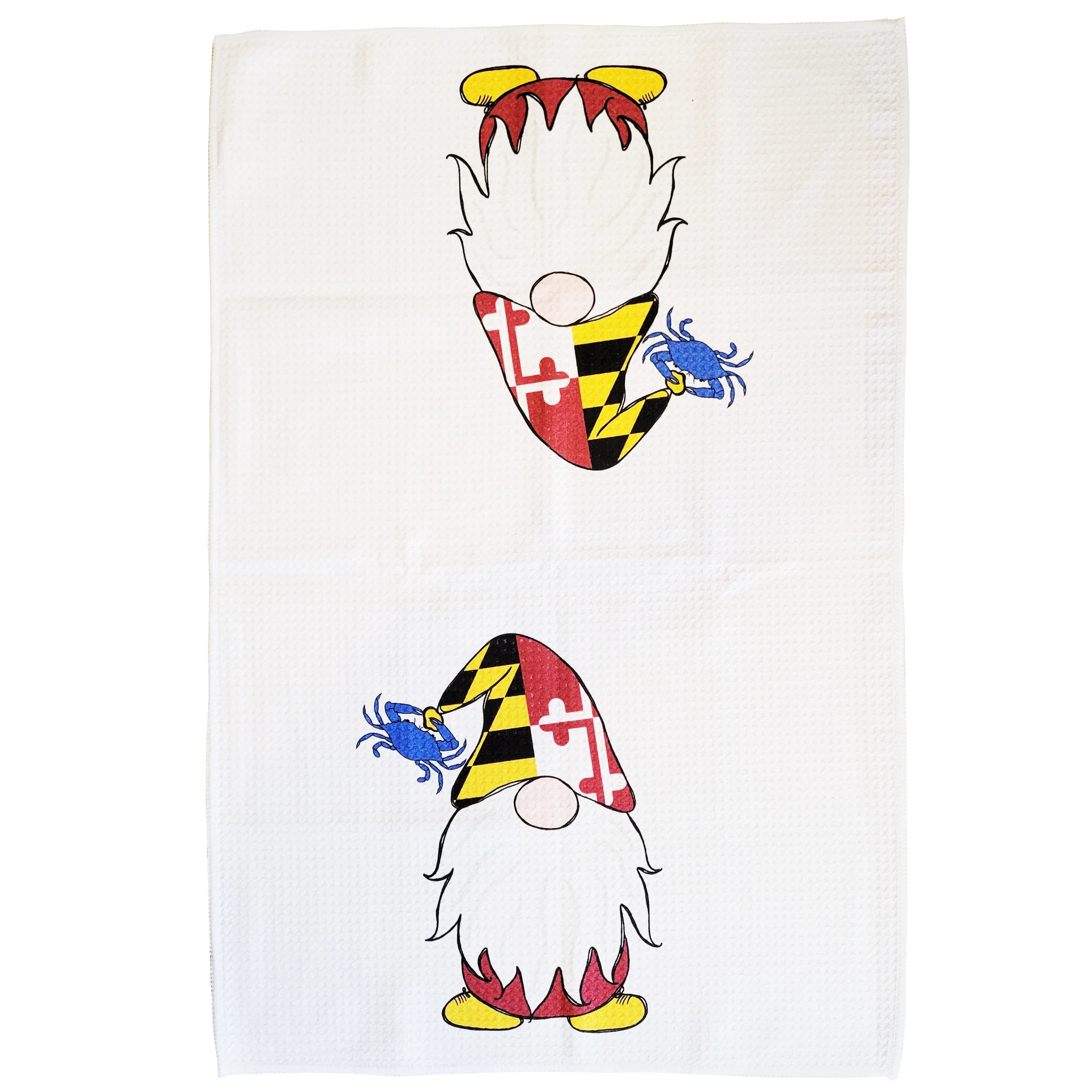 Maryland Flag Gnome Kitchen Towel - Image 3