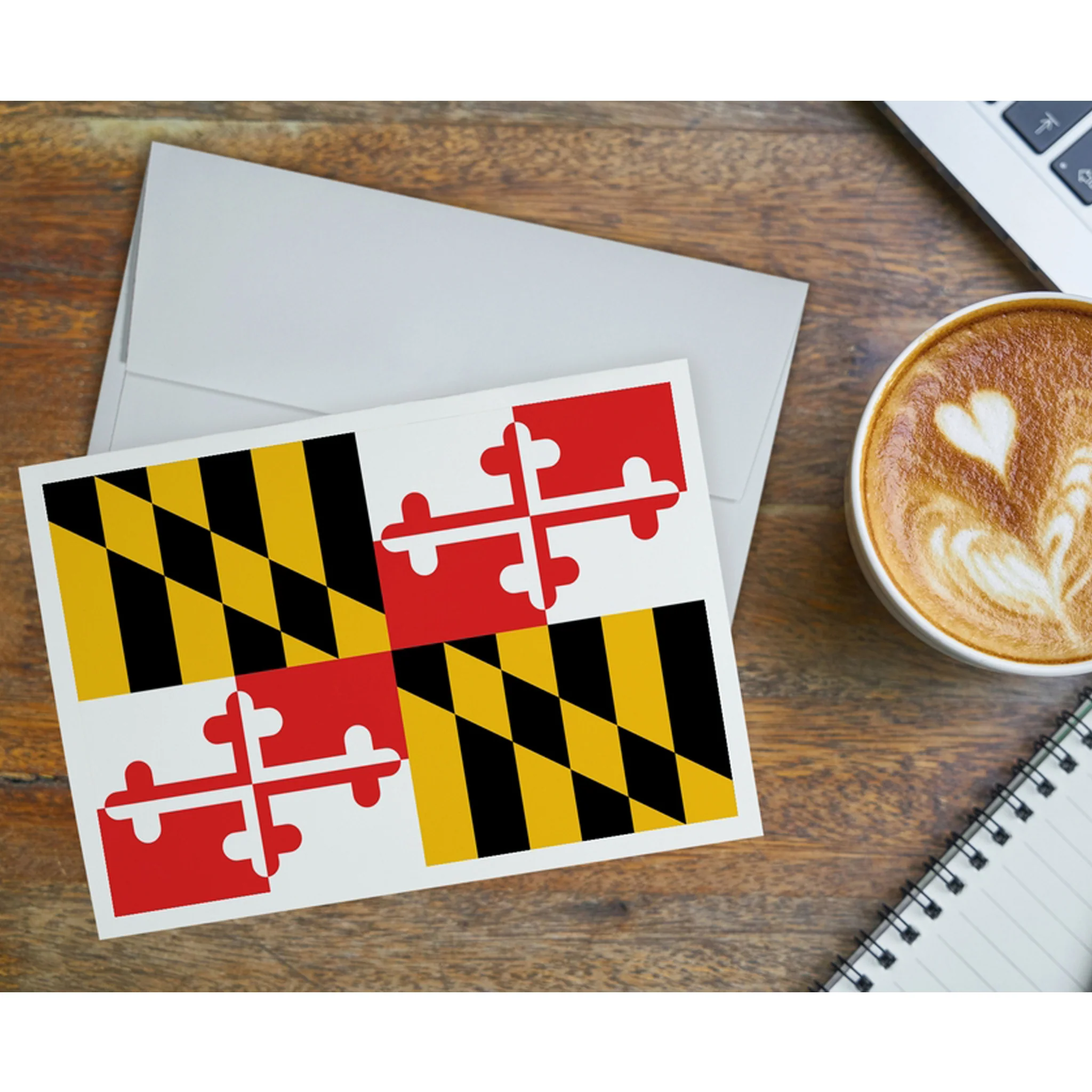 Maryland Flag Greeting Card - Image 3