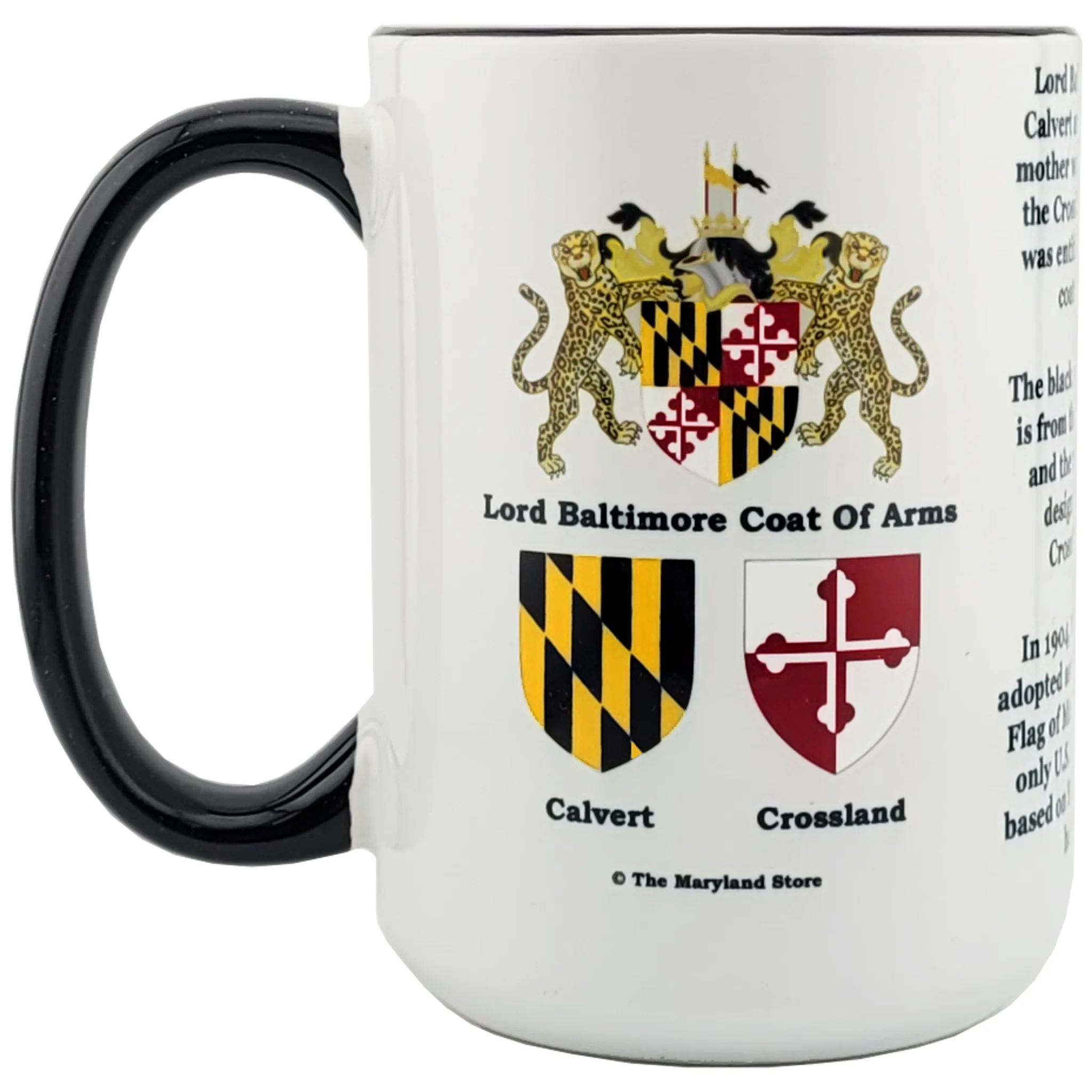 Maryland Flag History Coffee Mug - Image 2