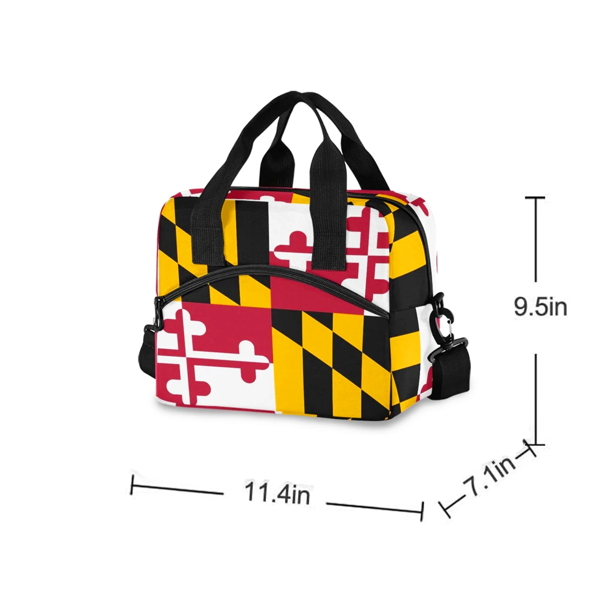 Maryland Flag Lunch Cooler Bag - Image 2