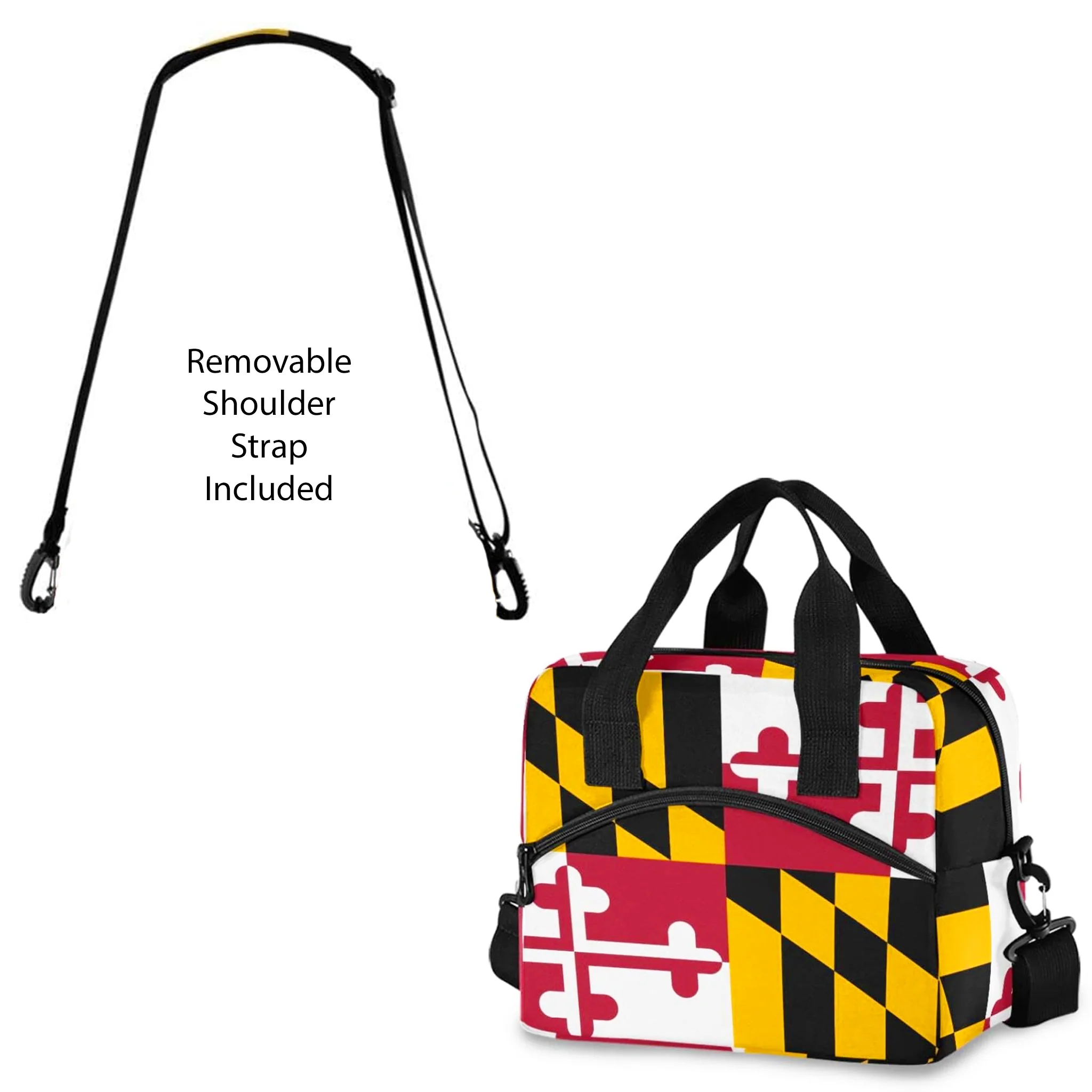 Maryland Flag Lunch Cooler Bag - Image 4