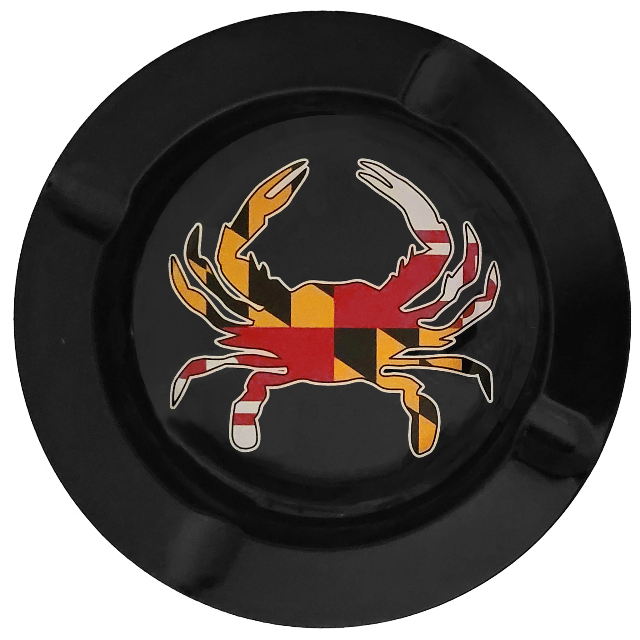 Maryland Flag Metal Ashtray - Assorted Designs - Image 3