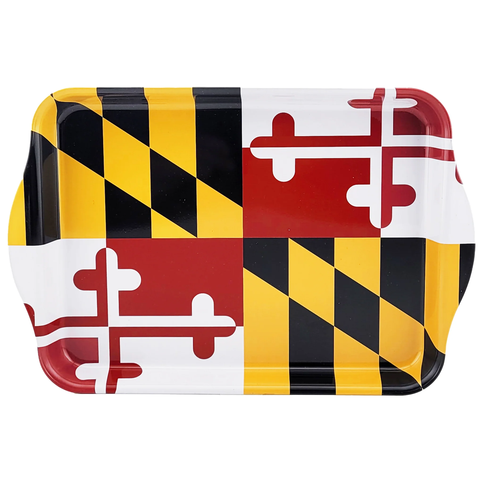 Maryland Flag Metal Tray 5"x8" - Assorted Designs - Image 2