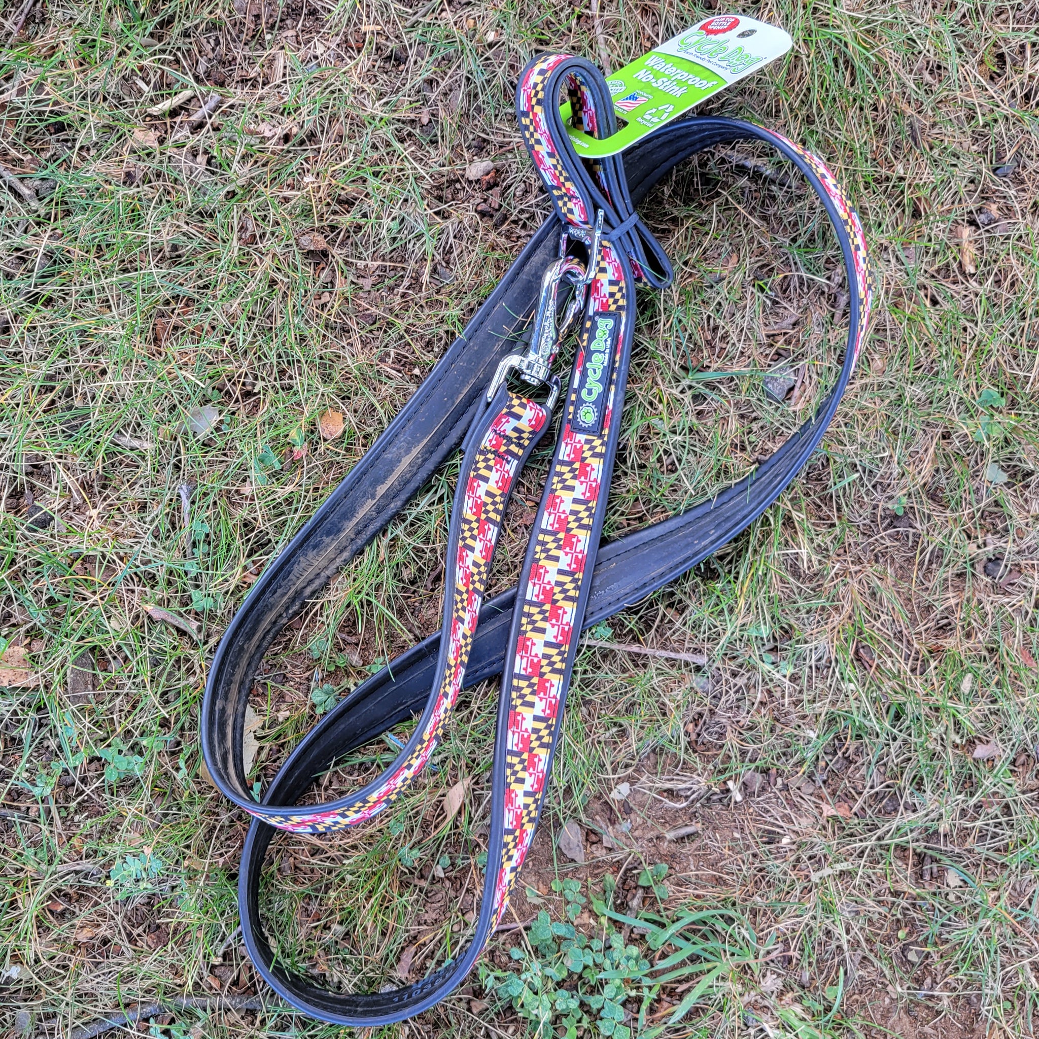 Maryland Flag No-Stink Dog Leash - Image 4