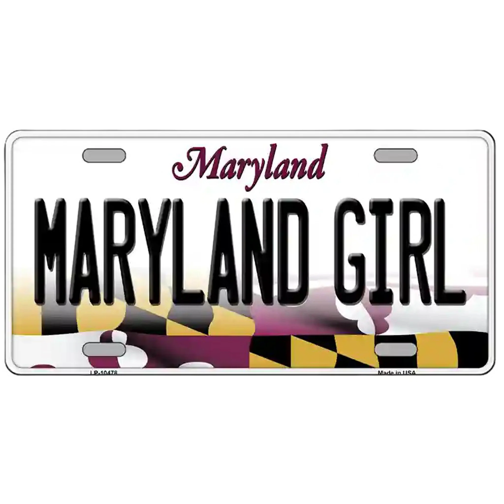 Maryland Flag Novelty License Plates Assorted Designs - Image 4