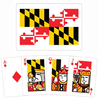 Maryland Flag Playing Cards - Image 3