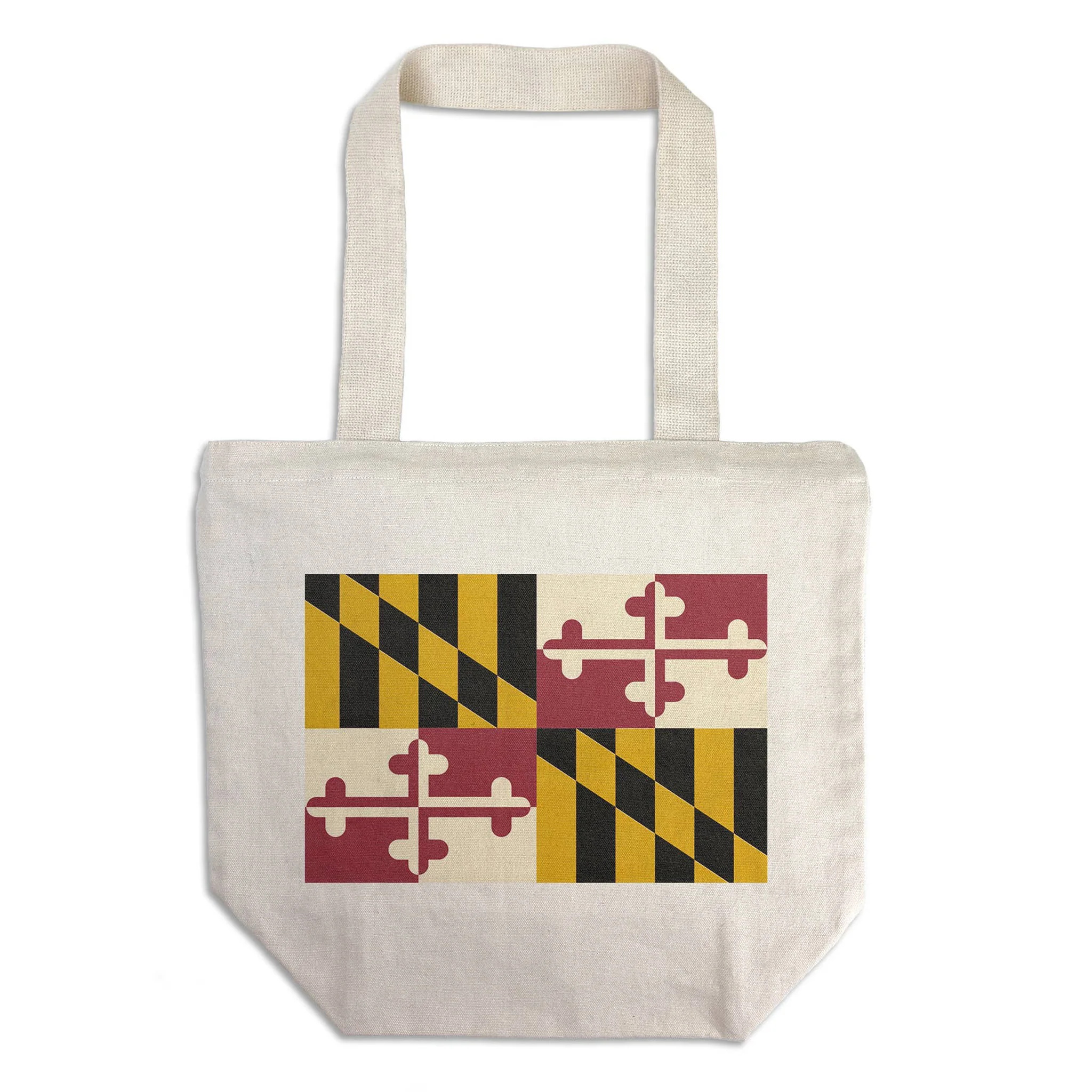 Maryland Flag Cotton Totebag