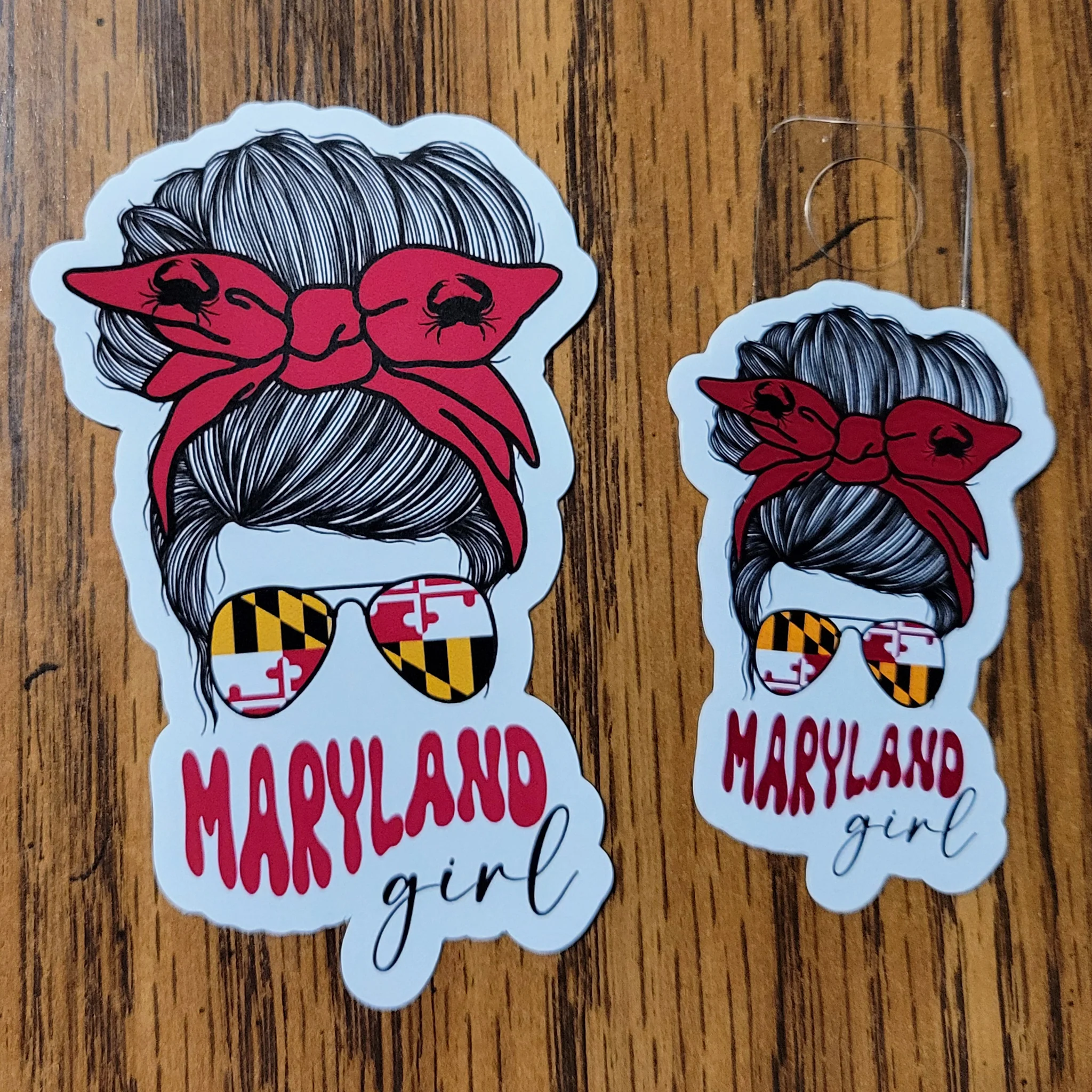 Maryland Girl Die Cut Vinyl Stickers Assorted Designs - Image 10