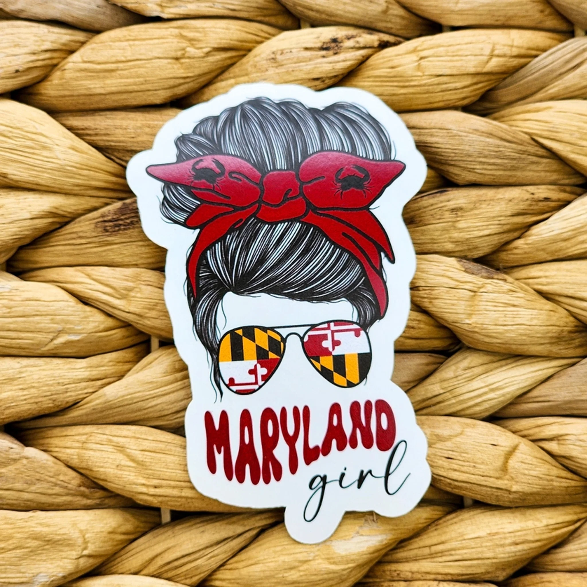 Maryland Girl Die Cut Vinyl Stickers Assorted Designs - Image 5