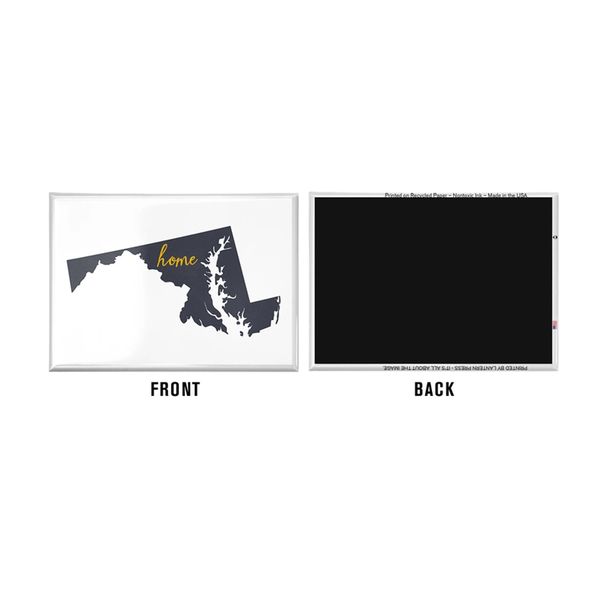 Maryland Home State Rectangular Magnet - Image 2
