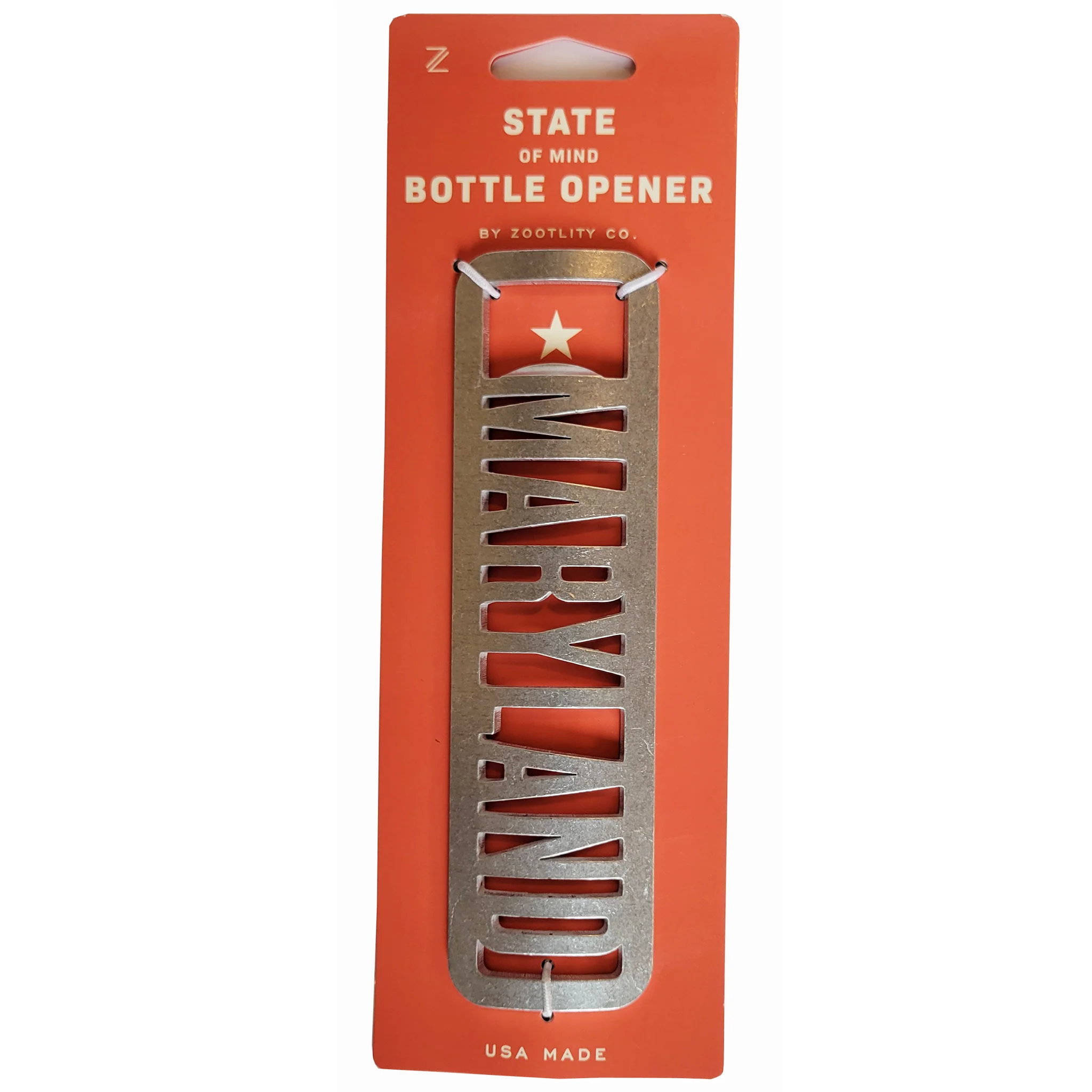 Maryland Laser Cut Bottle Opener - Aluminum - Image 3