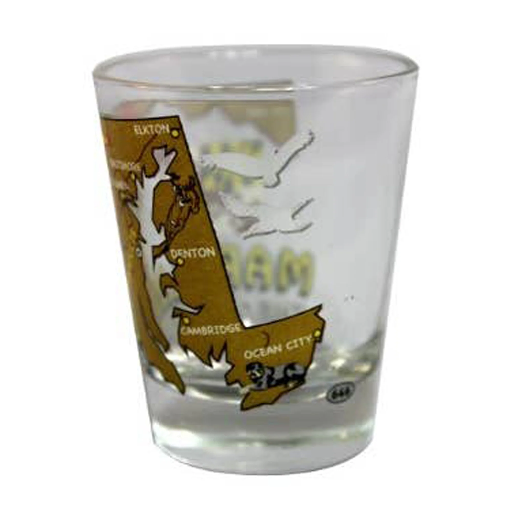 Maryland Map and Flag Shot Glass - Image 3
