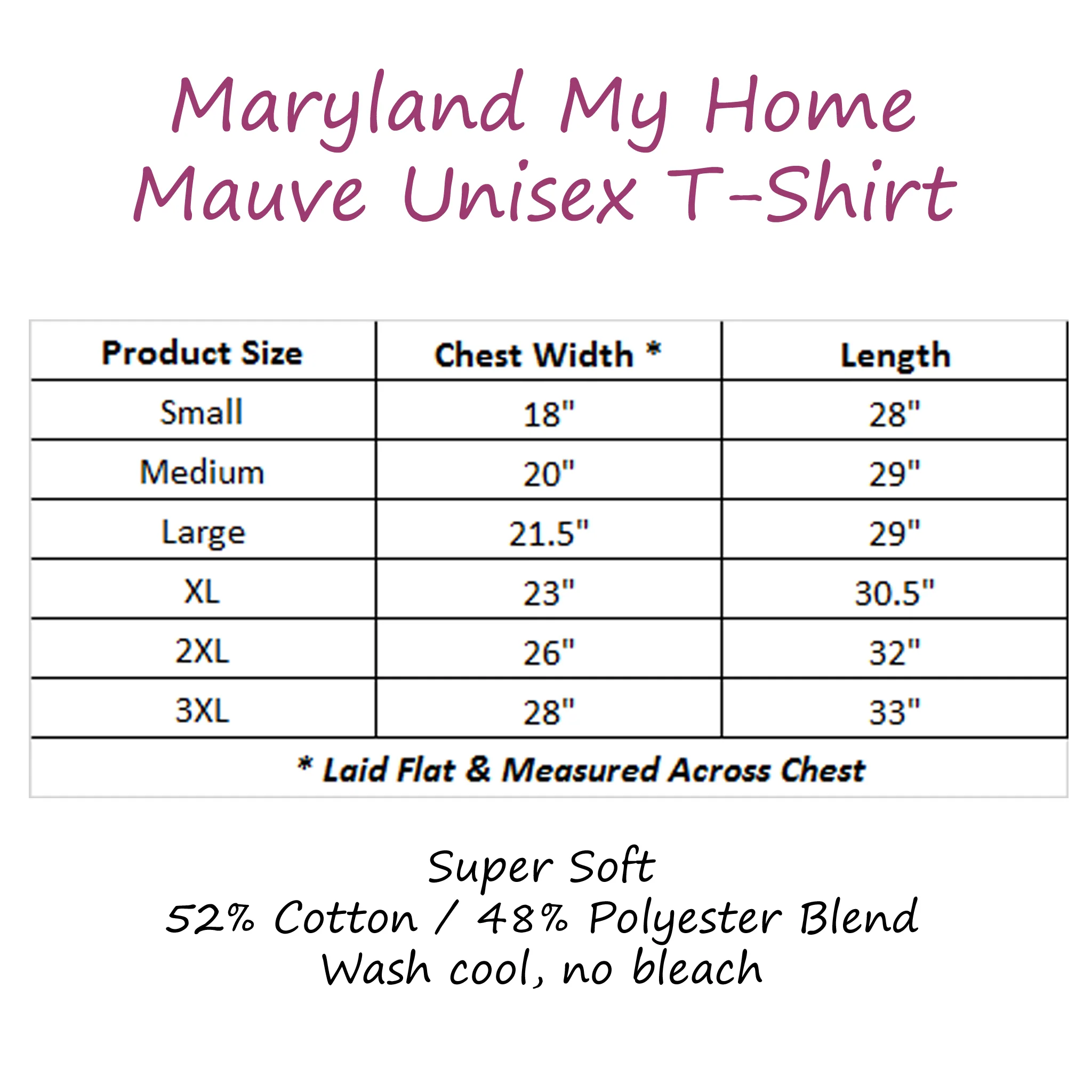 Maryland My Home Mauve T-Shirt - Image 3