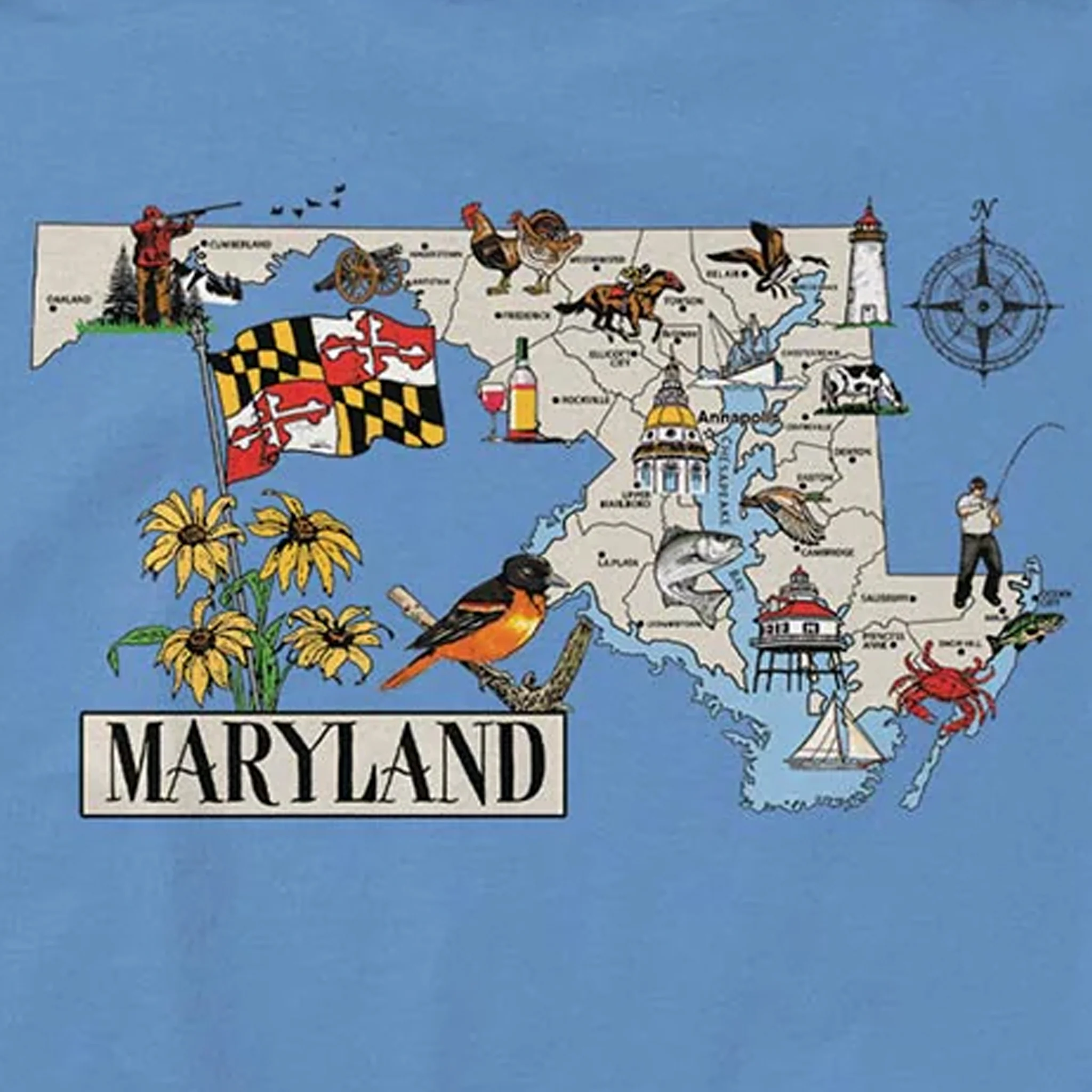 Maryland Places T-Shirt - Image 2
