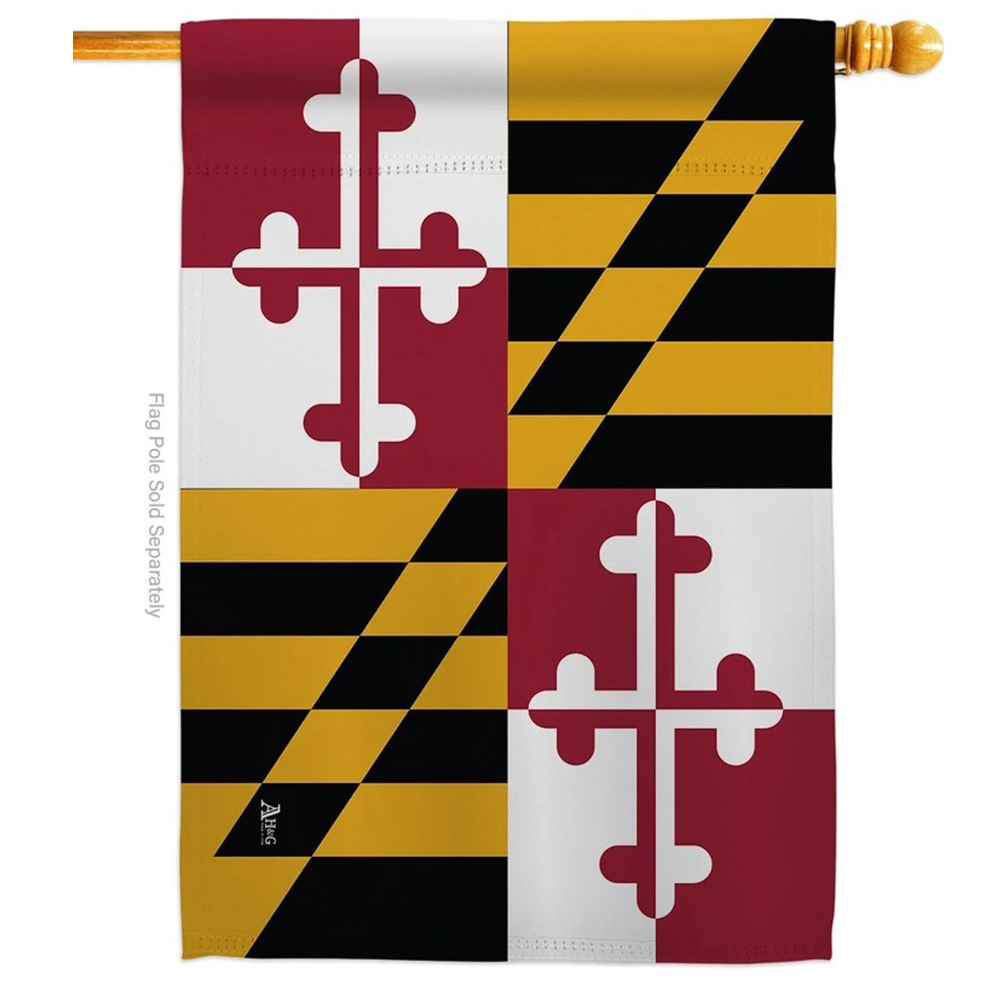 Maryland State Flag (Sleeve) Richer Colors - Image 3